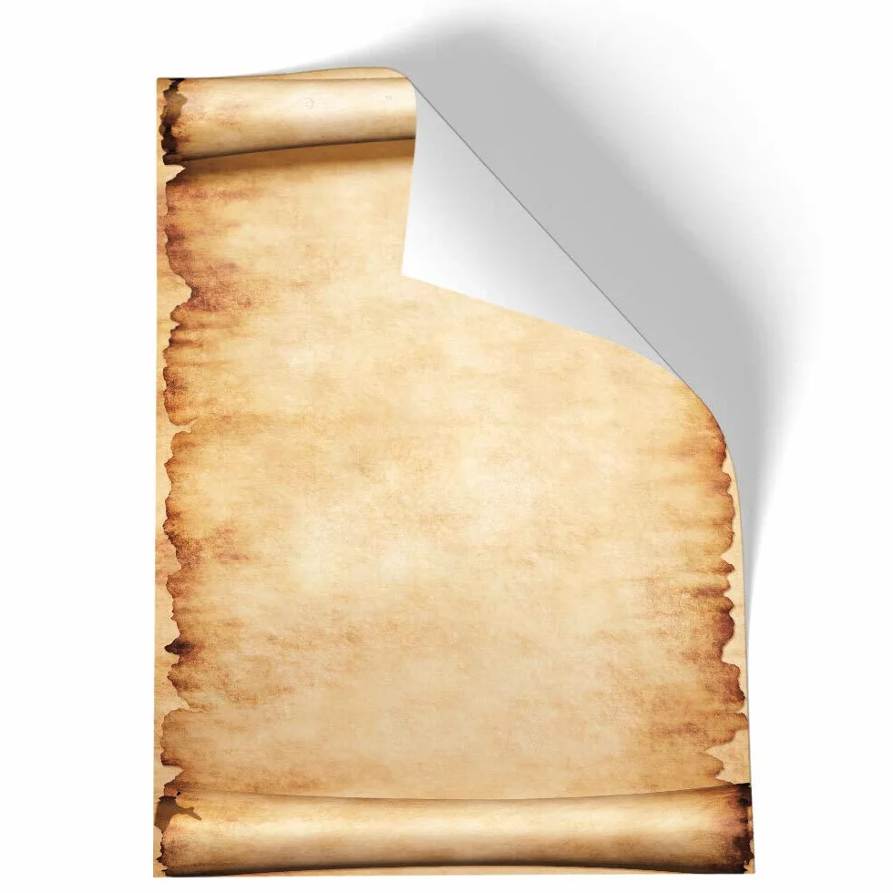 Pergamena Carta da Lettera Decorata A4 20 Fogli
