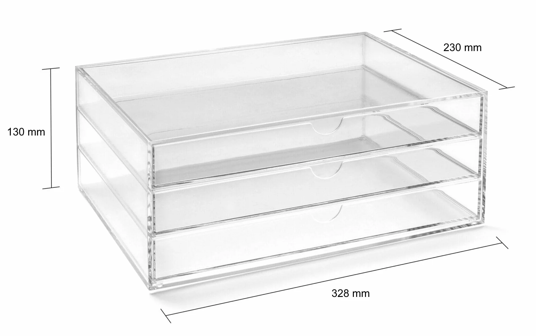 Osco A3TSL - Organizador de 3 niveles horizontales