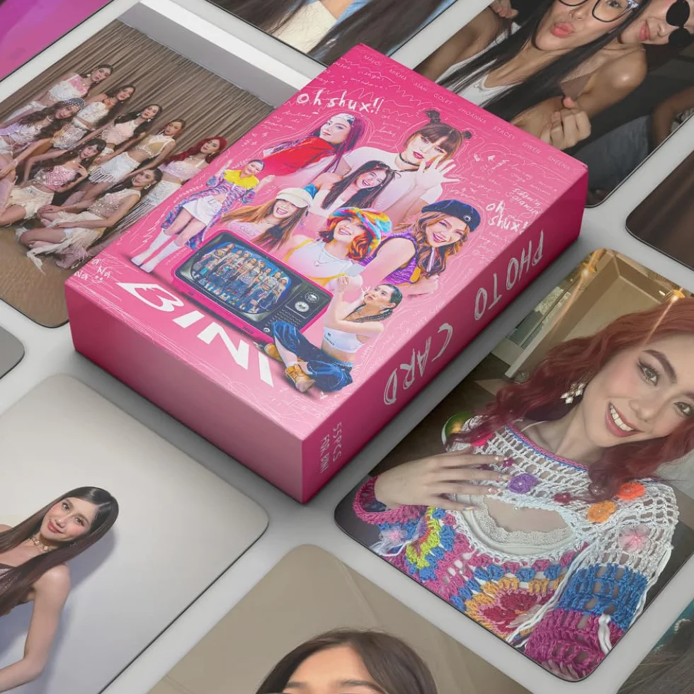 BINI Kpop Photocards Set 55 Cards Mini Album Carte Foto Regalo dei Fan