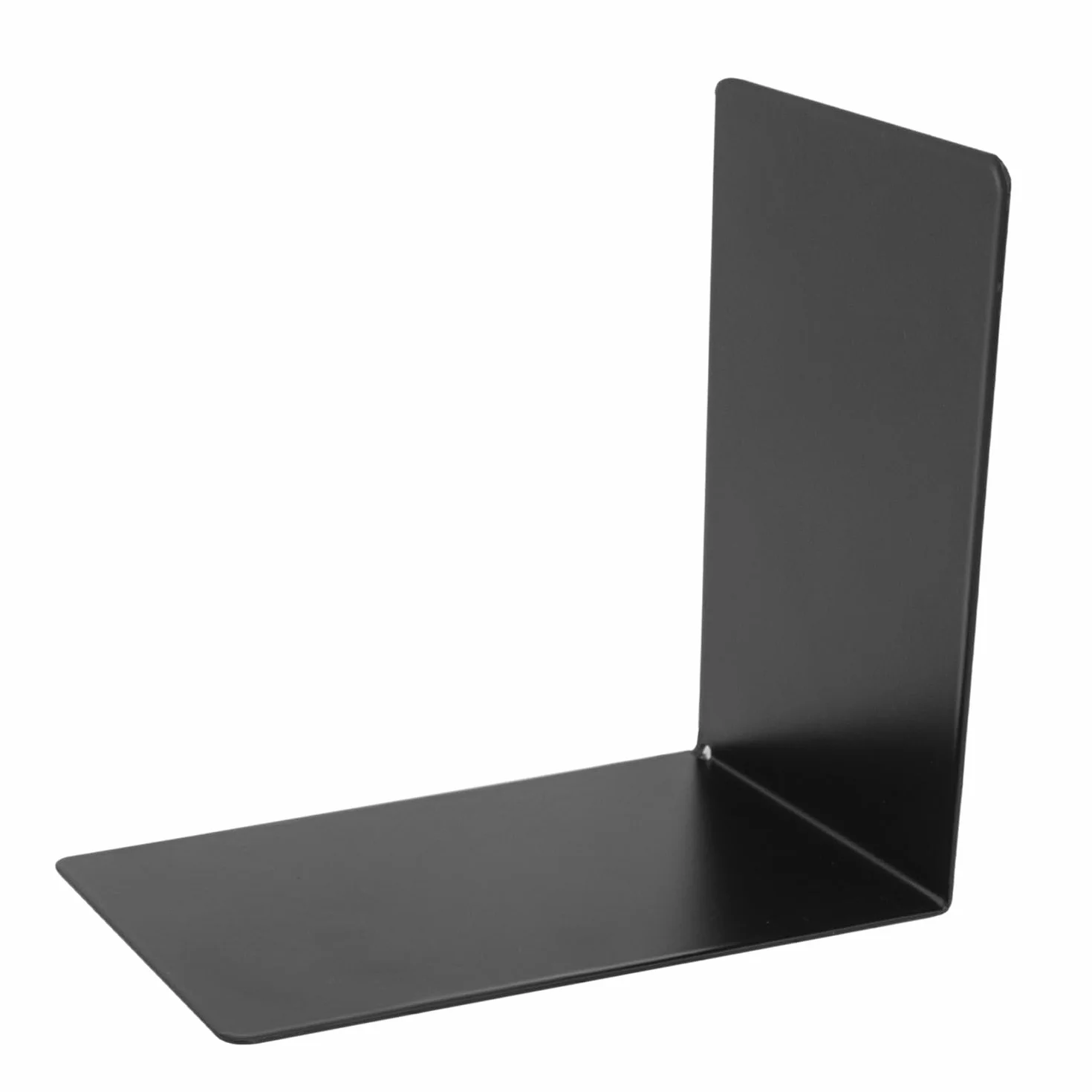 Idena Fermalibri in Metallo Nero 14x14x8,5 cm Porta Libri per Librerie