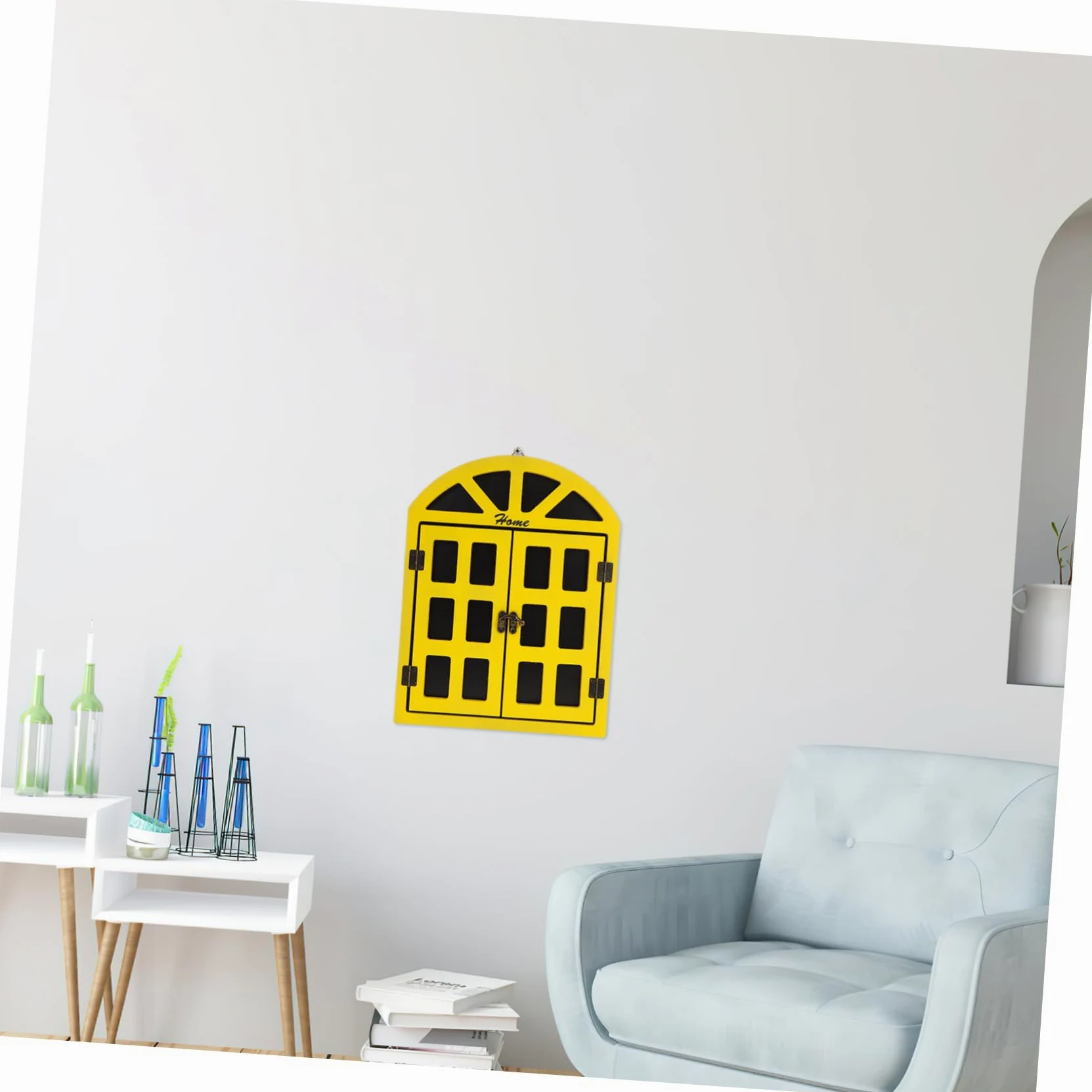Artibetter Lavagna in Legno da Appendere alla Finestra Decorativa per Negozio Casa Ristorante Facile da Cancellare e Pulire Panno Umido