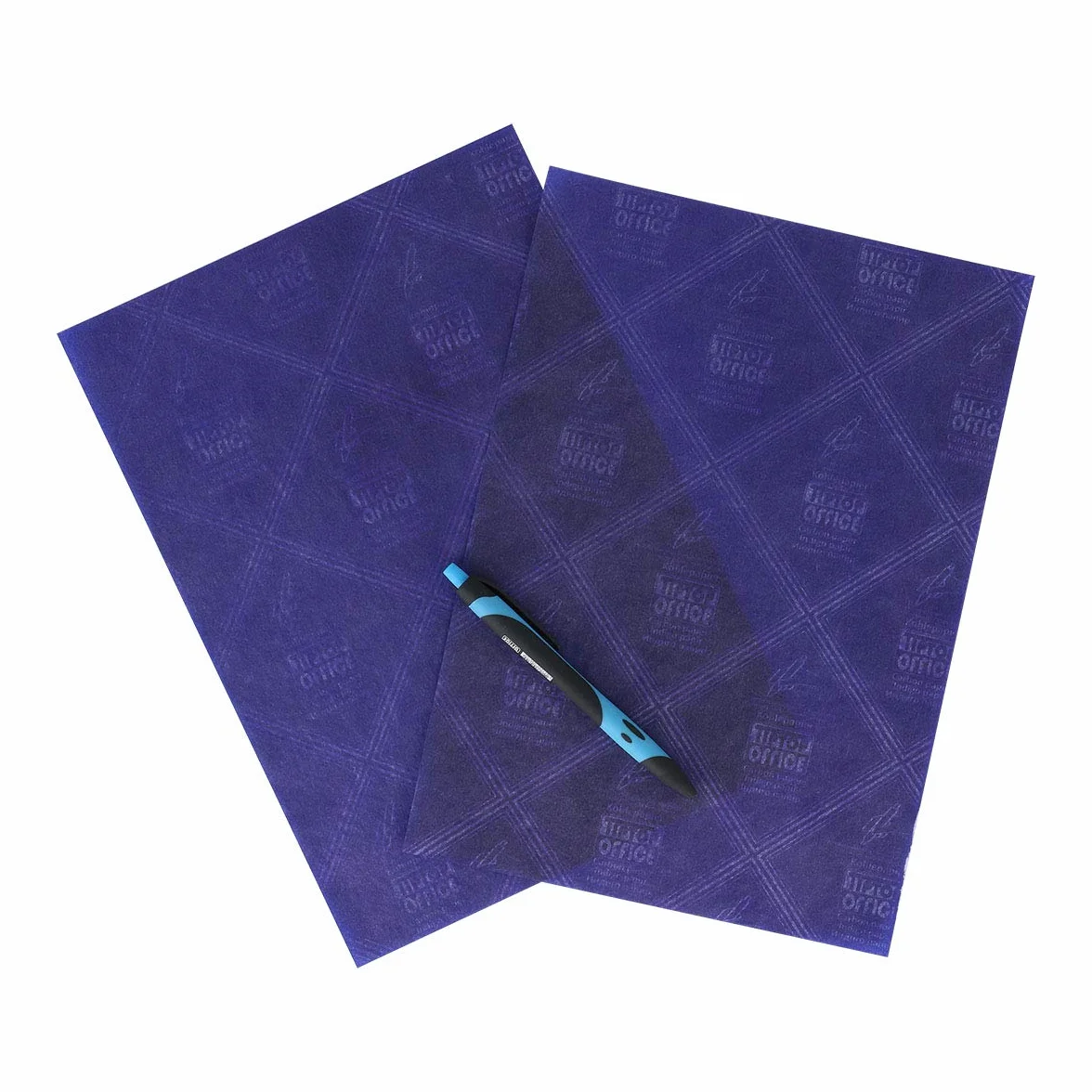 TIPTOP OFFICE Carta carbone blu 50 pezzi per scrittura a mano