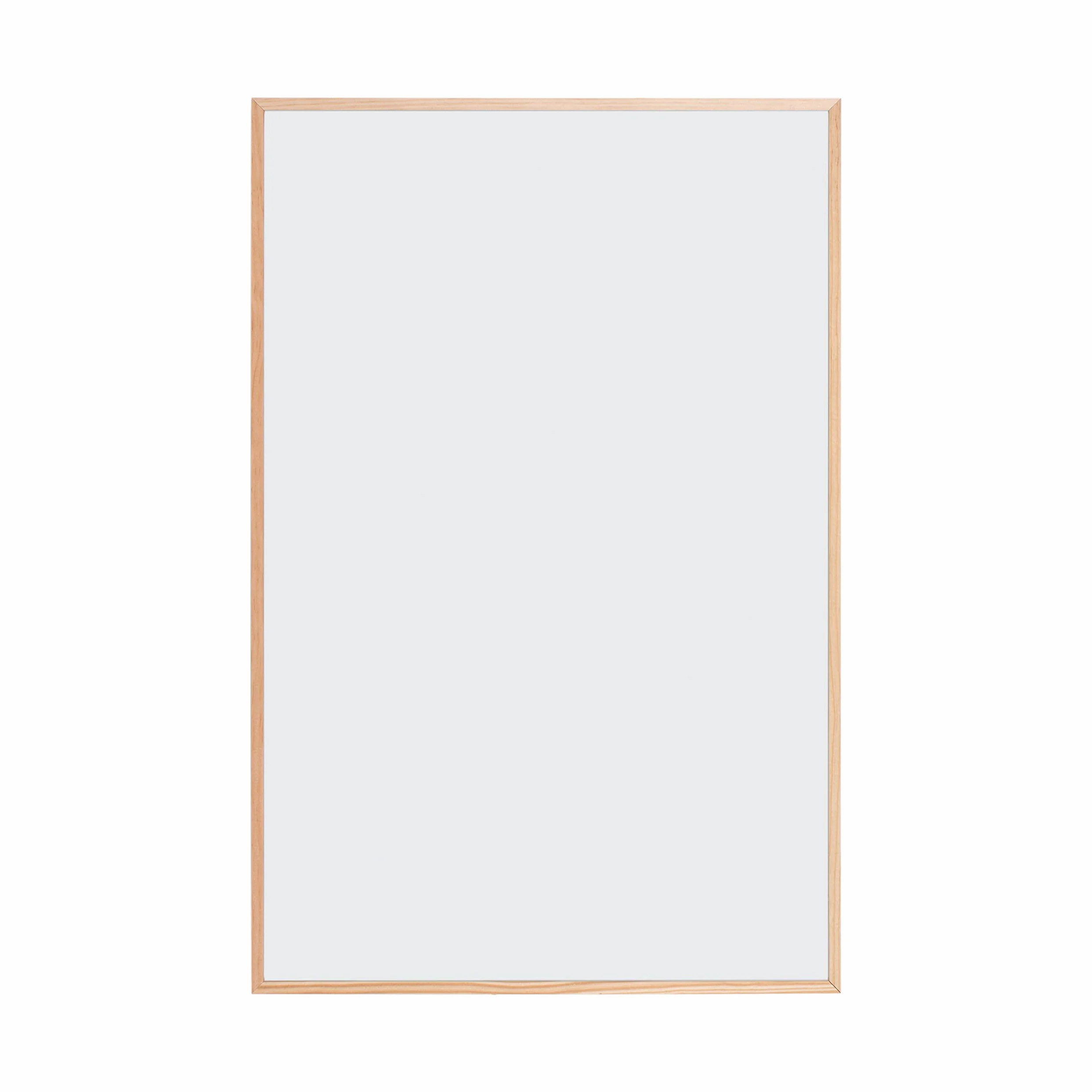 Bi-Office Earth New Basic Lavagna Magnetica, 90x60cm, Superficie in Acciaio Laccato, Cornice in Pino PEFC