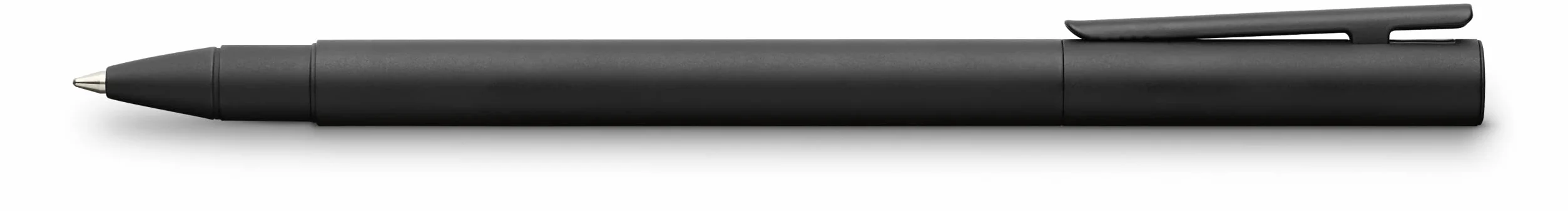 Faber-Castell - Penna a sfera Neo Slim, nero | Roller raffinato con corpo sottile in metallo e punta in ceramica