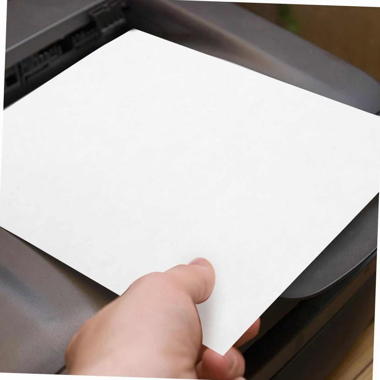 100 Fogli Adesivi per Stampante Carta Adesiva Stampabile Opaca Etichette Adesive Rettangolari Carta per Fotocopie Adesiva