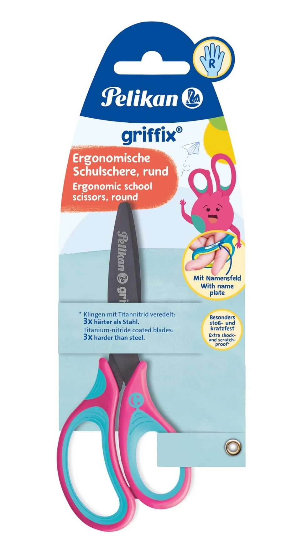Griffix Forbici arrotondate Rosa