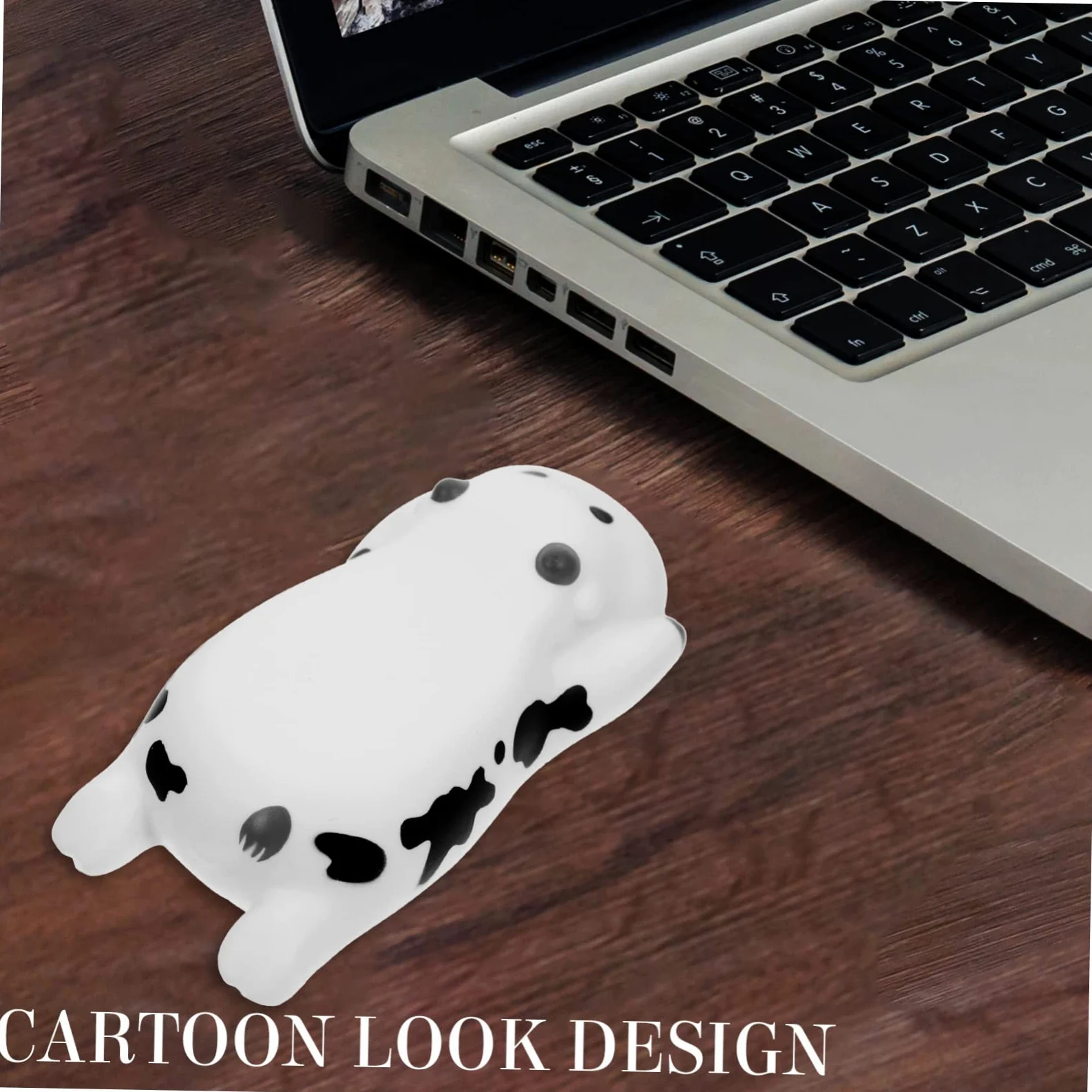 LALAFINA 3pezzi Poggiapolsi Ergonomico Per Mouse e Tastiera Supporto Per Polso Stile Cartone Comfort e Stabilità Per Ufficio e Casa Per Uso Prolungato e Viaggi