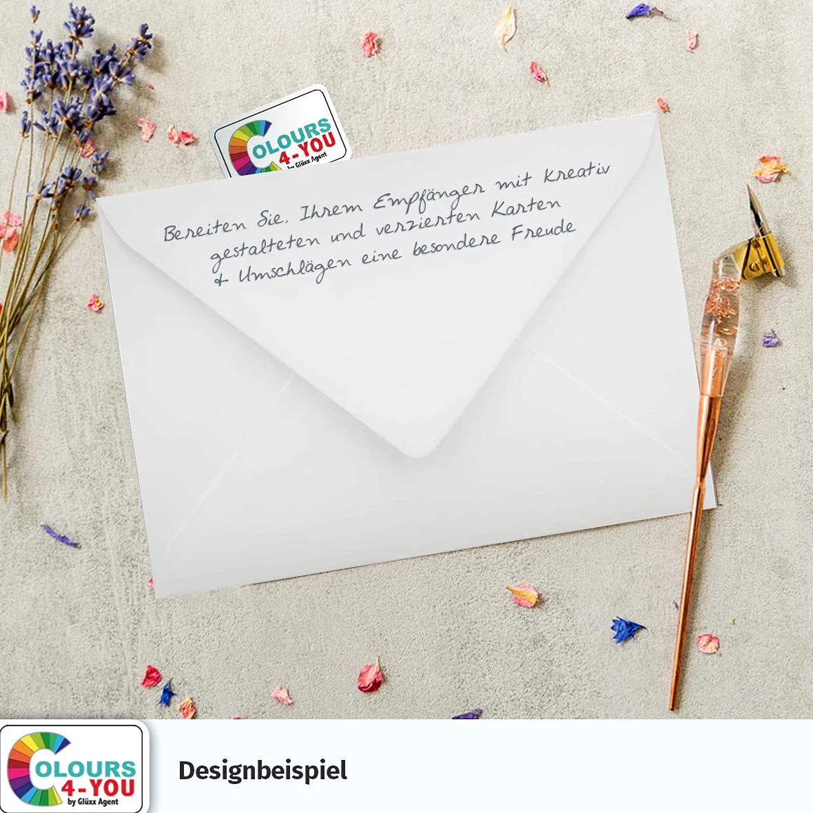 1000 buste formato DIN C6 bianco, 11,4 x 16,2 cm, buste con colla da 100 g/m² con chiusura a punta, buste senza finestra, colore: 4-you