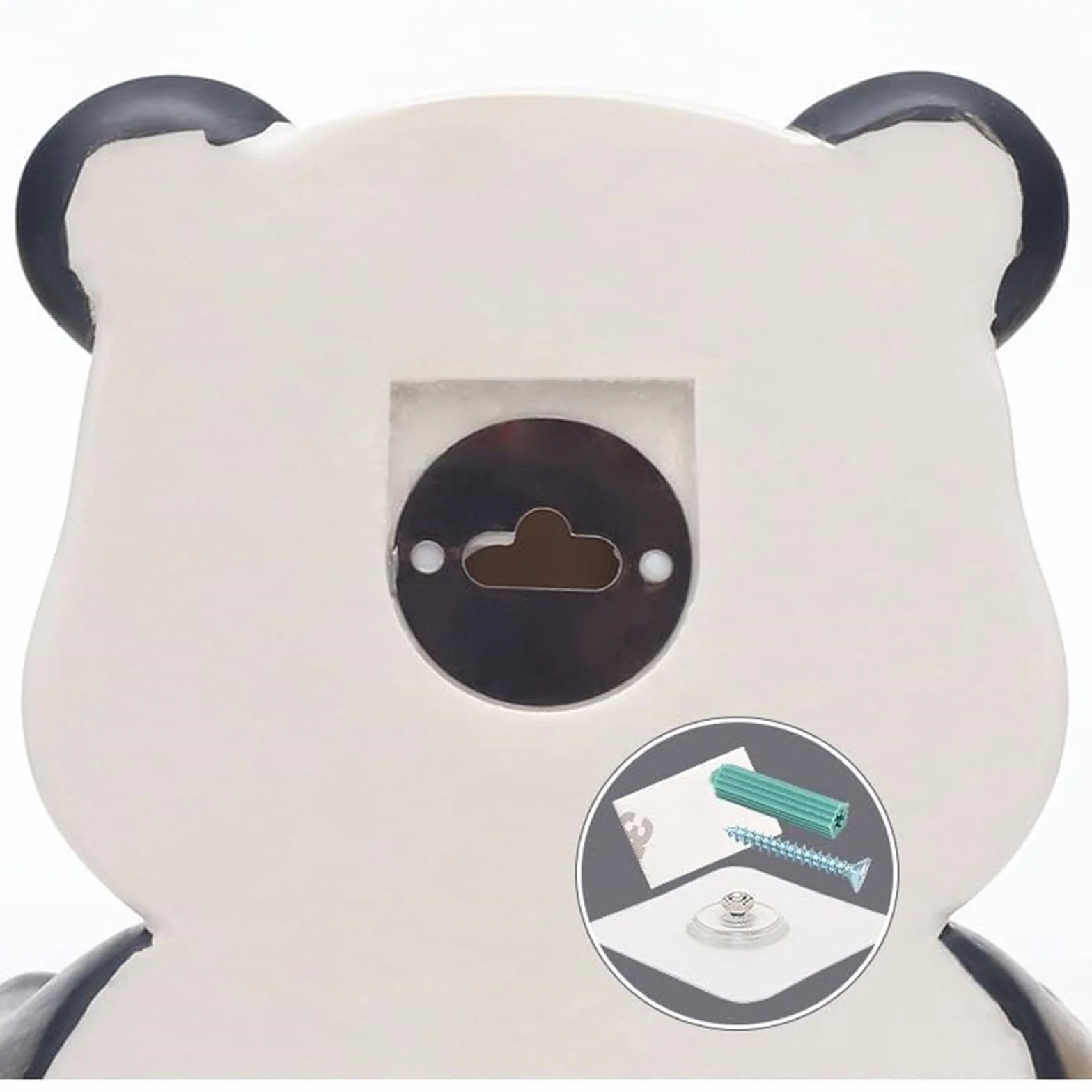 Panda Portarotolo Carta igienica Da Parete Non Forare Necessario Carta igienica Portarotolo Per Bambini Decorazione Bagno