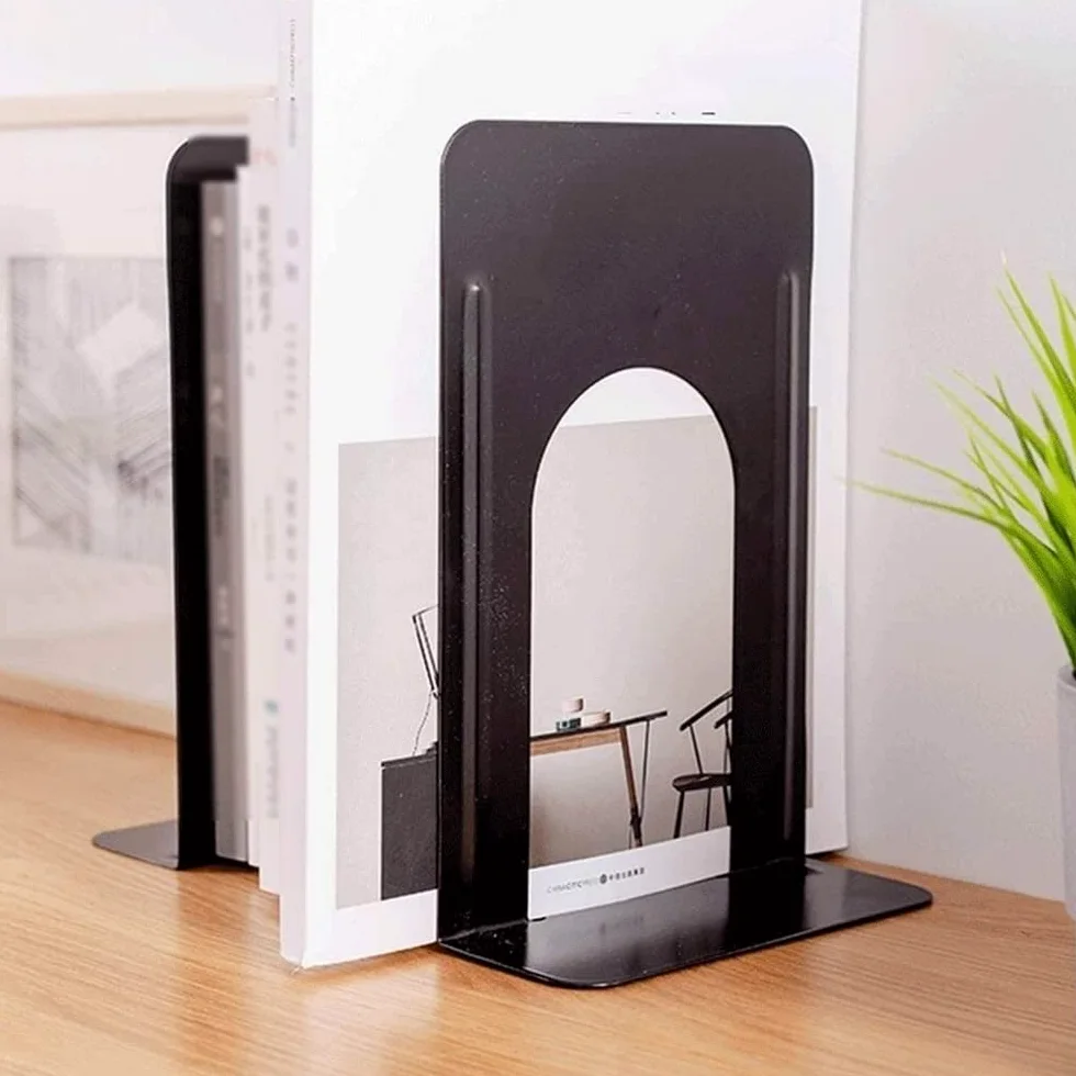 Reggi Libri, Fermalibri Fermalibri Per Impieghi Gravosi, Porta Libri Universale, Per Scaffali, In Metallo Antiscivolo Ufficio Casa Scrivania