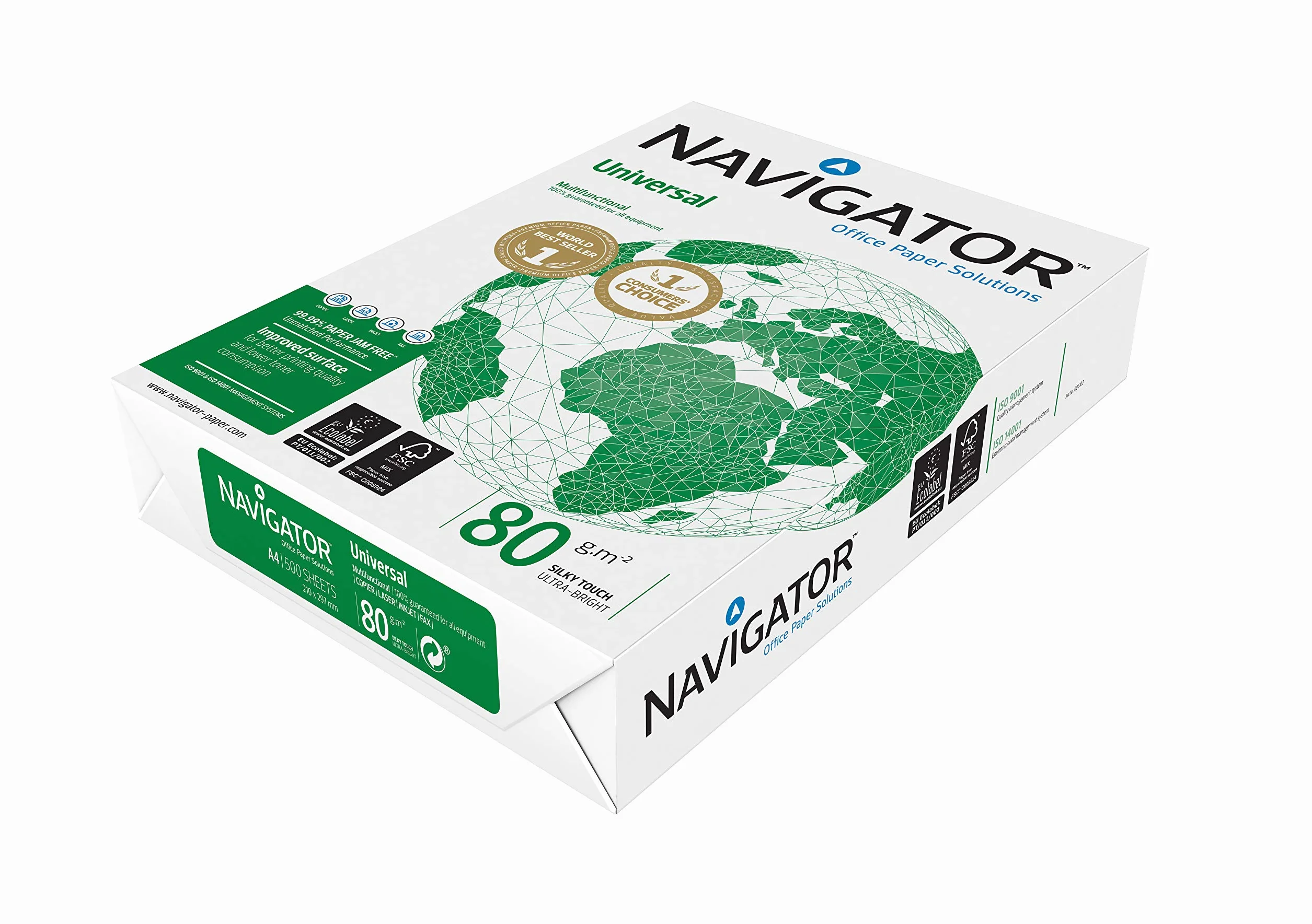 The Navigator Company Carta per Fotocopiatrice e Multiuso A3 80g
