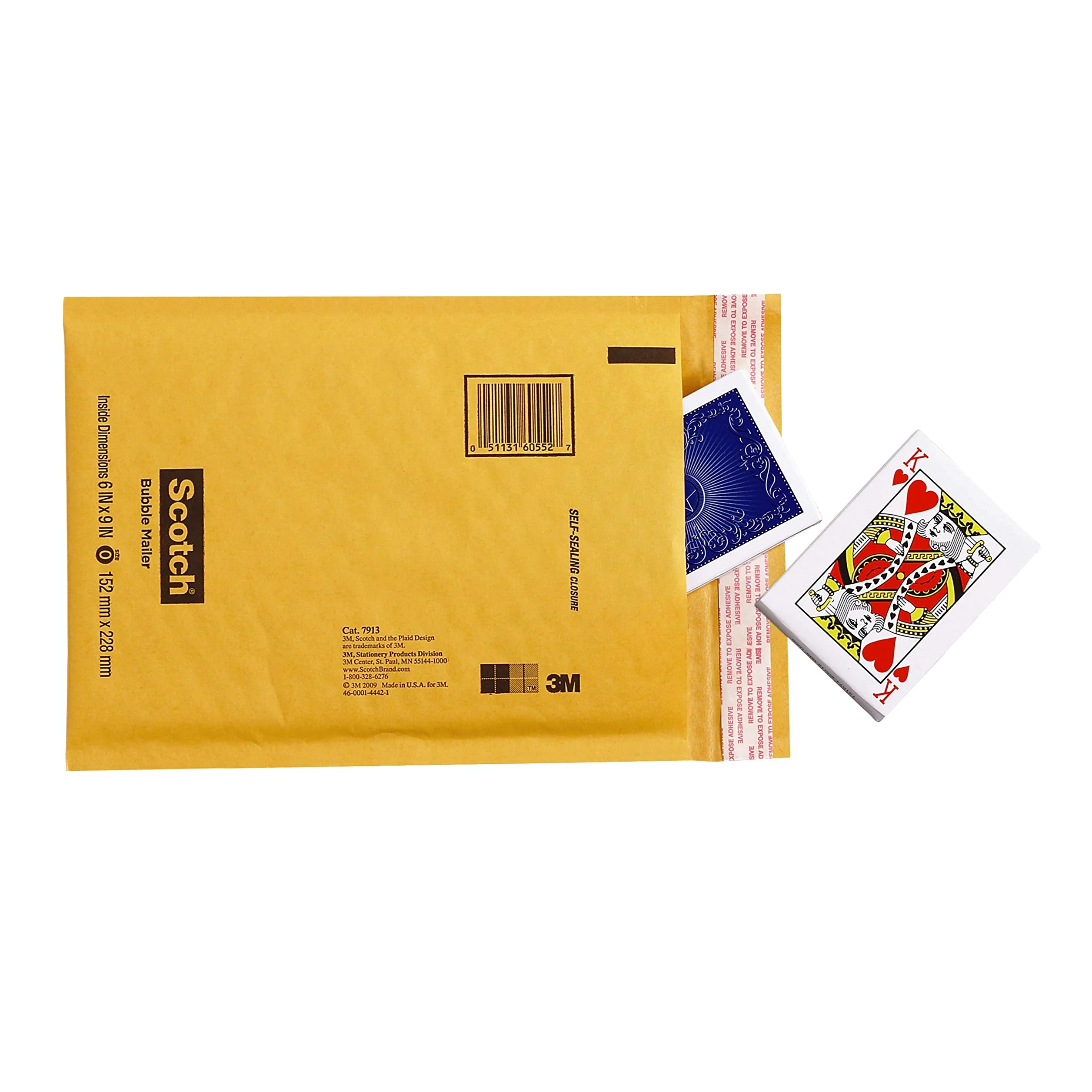 Scotch Bubble Mailer, 9.5 in x 13.5 in, size # 4, 10-pack (7974)