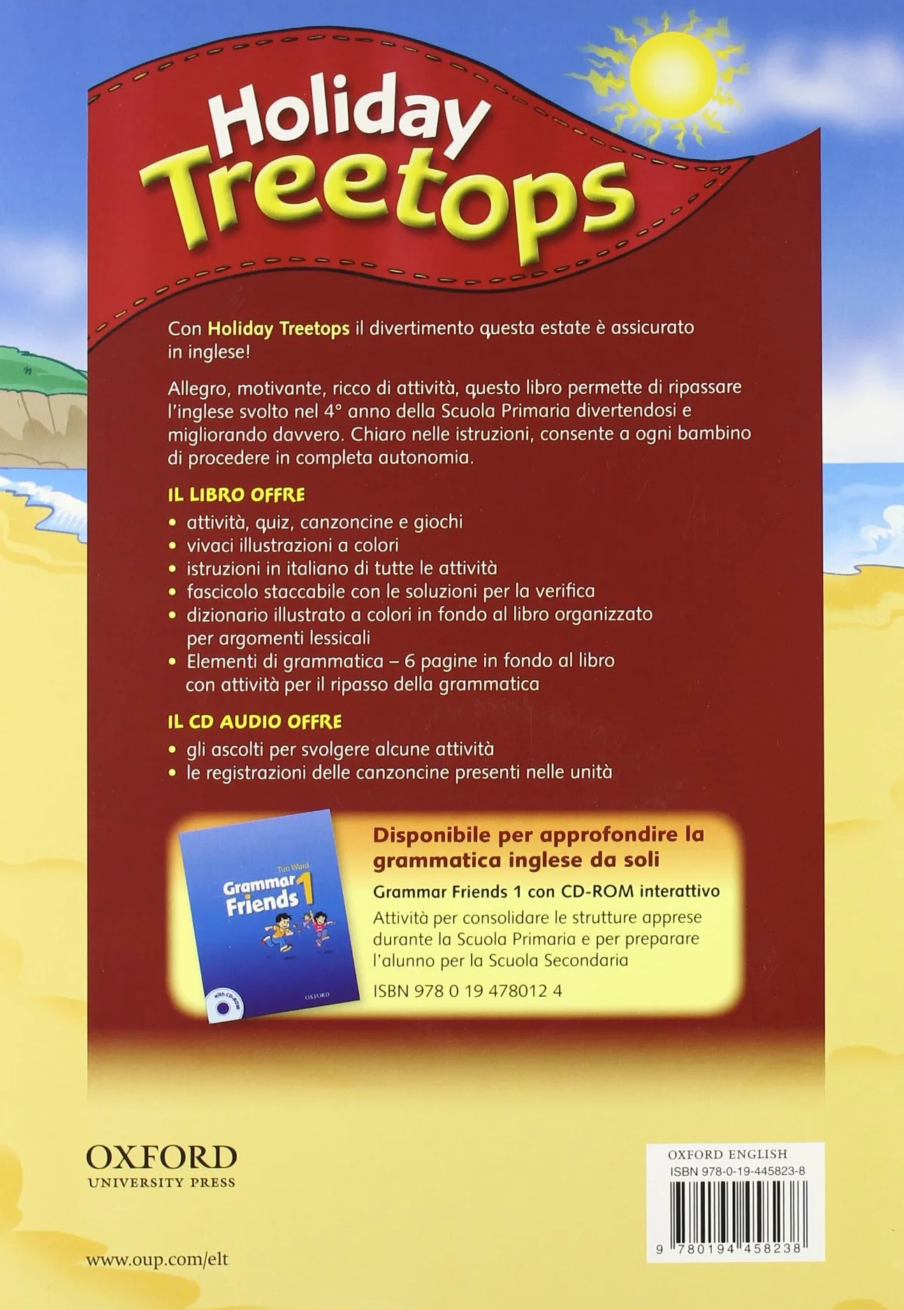 Treetops on Holiday Student's Book 4ª Classe Elementare