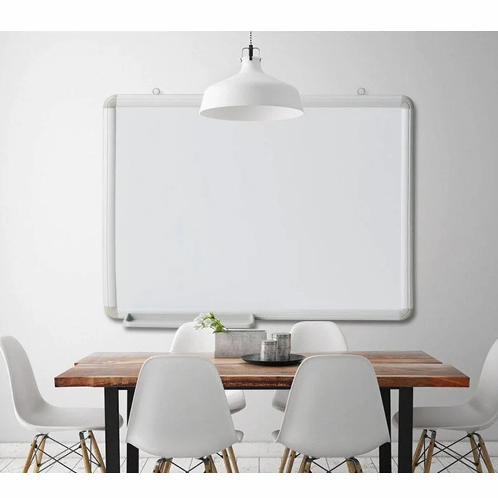 Lavagna Bianca - Lavagna Magnetica cancellabile a Secco sospesa su Un Lato, Facile da Scrivere e Cancellare, per la Scuola, l'home Office (30X45 cm)