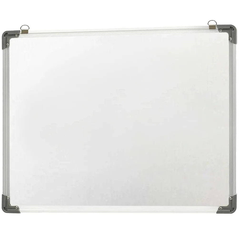 Lavagna Magnetica Bianca Cancellabile a Secco 90x60 cm Acciaio,Lavagne Magnetiche,Lavagna Magnetica Pieghevole-146633