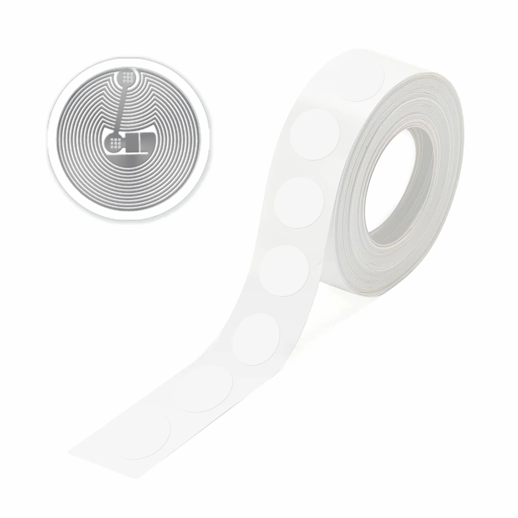 50 etichette adesive NFC NTAG216, riscrivibili NFC Tag NTAG216, 25 mm, 13,56 MHz, etichetta NFC RFID 888 byte di memoria