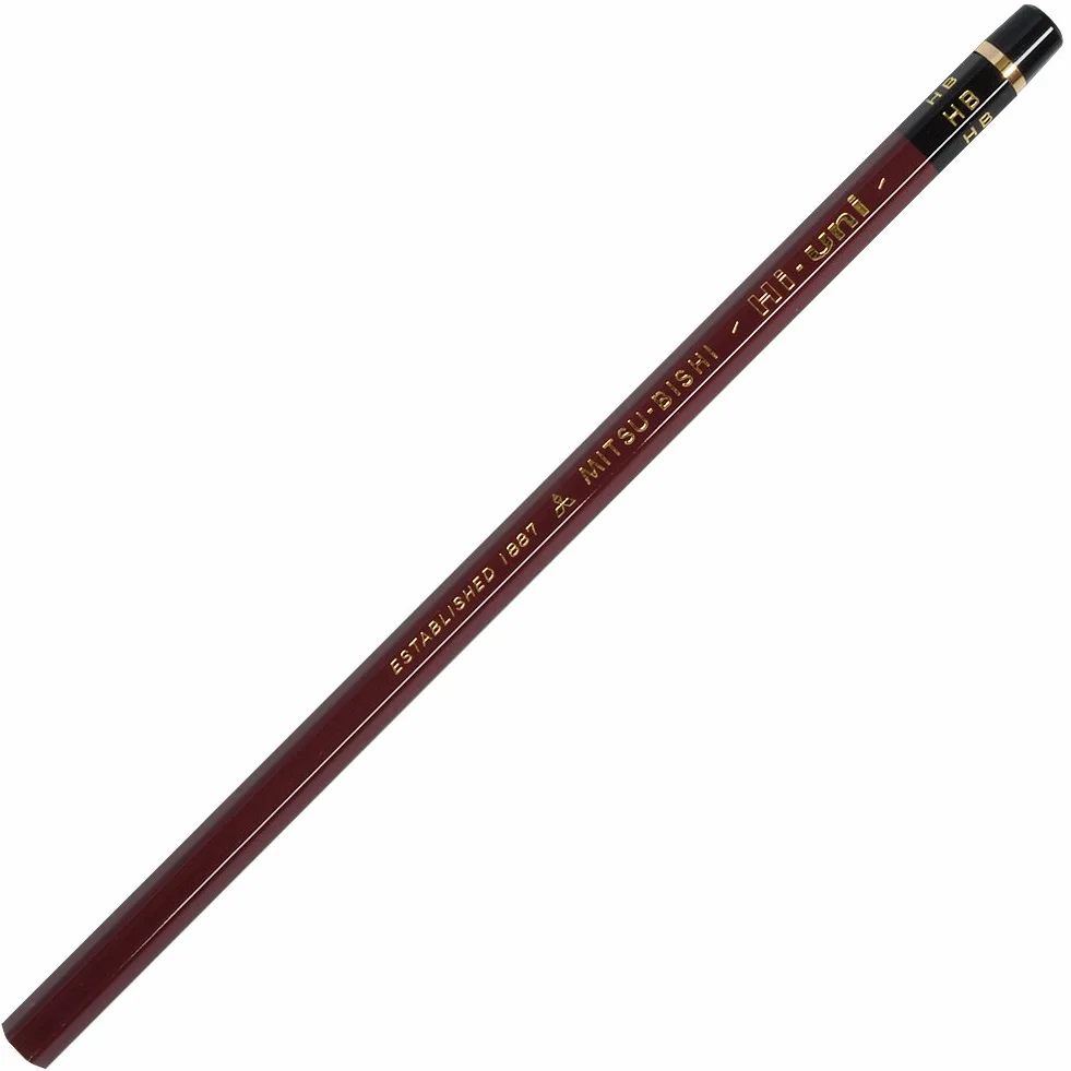 uni Hi Wooden Pencil Art Set – 10B to 10H – Box of 22 (HUAS) by