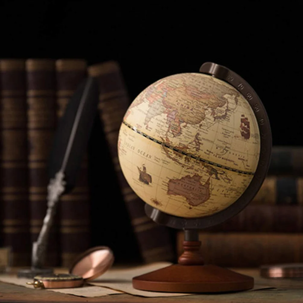 JHD Forniture Scolastiche per la Scuola della Decorazione della casa del Globo di Legno dell'Annata per l'aula dello Studente