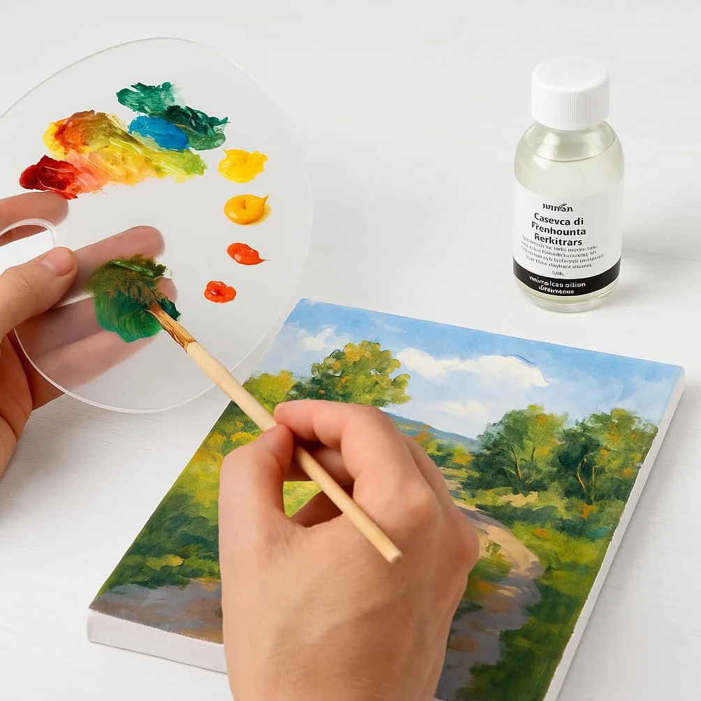 Pryma Essenza di Trementina Rettificata Incolore 125 Ml per Pittura Ad Olio e Pulizia Tavolozze