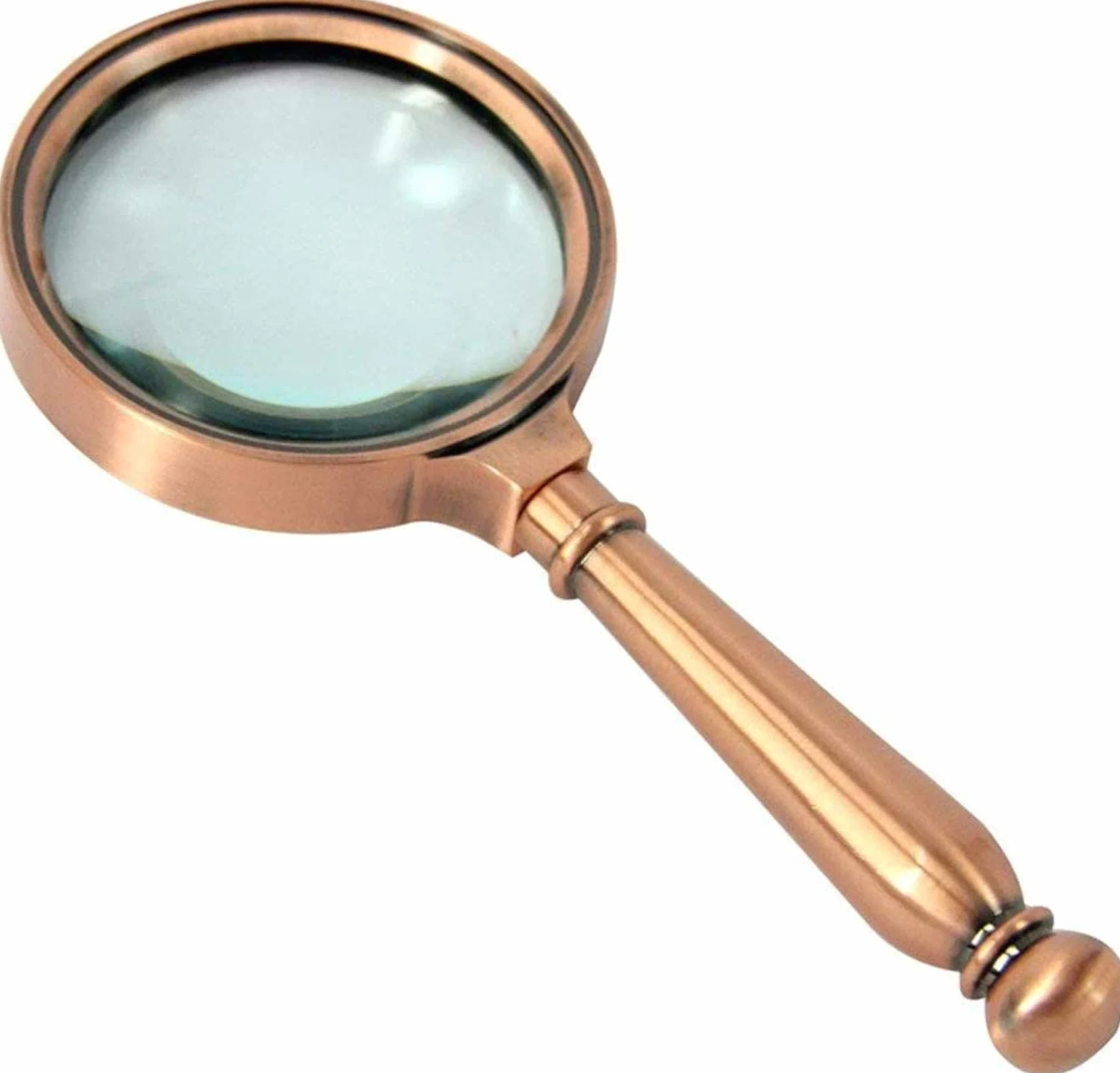 Lenti di ingrandimento 10X Magnifyiglass con Impugnatura retrò The Elderly Ren Readibooks Identificazione Cucito Riparazione Ottica Lente di ingrandimento in ve