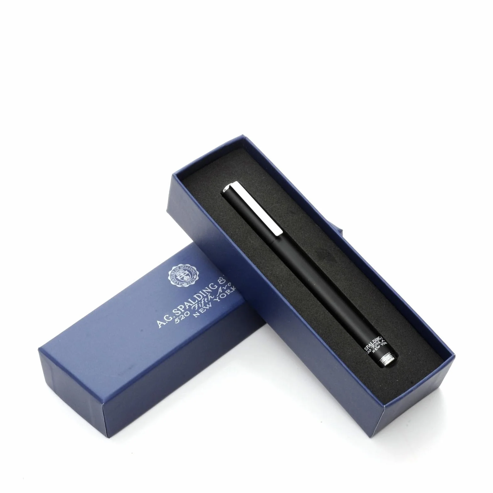 Penna roller A.G. Spalding & Bros. Compact in acciaio con colorazione matte (Nero)