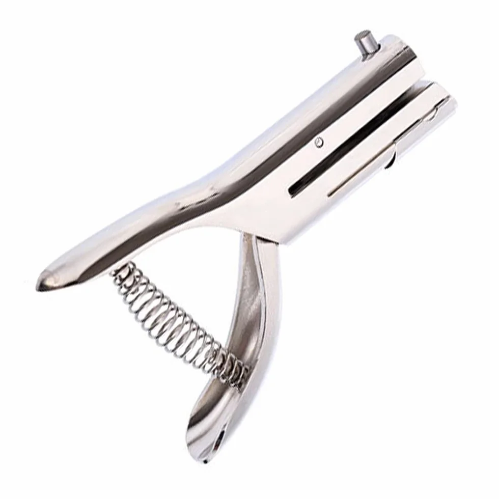 DONGKER Perforatore Foro Singolo,3mm Punzonatrice Portatile per Carta Punzonatore Manuale per Ufficio Scuola Finitura Carta