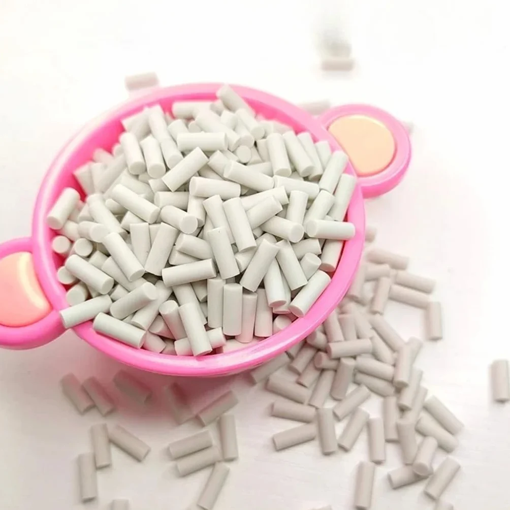 Mini Gomme da Cancellare 12x4 mm, Gomma Bianca Nascosta, Cancelleria Design Intelligente