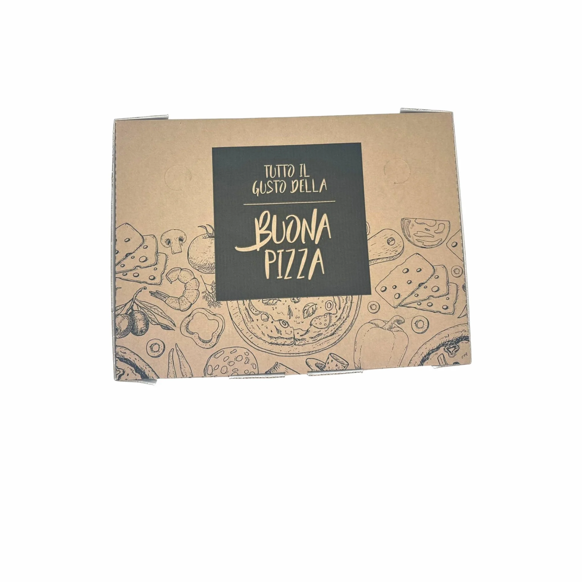 Contenitore rettangolare in cartone ondulato 30x40cm 60 pezzi