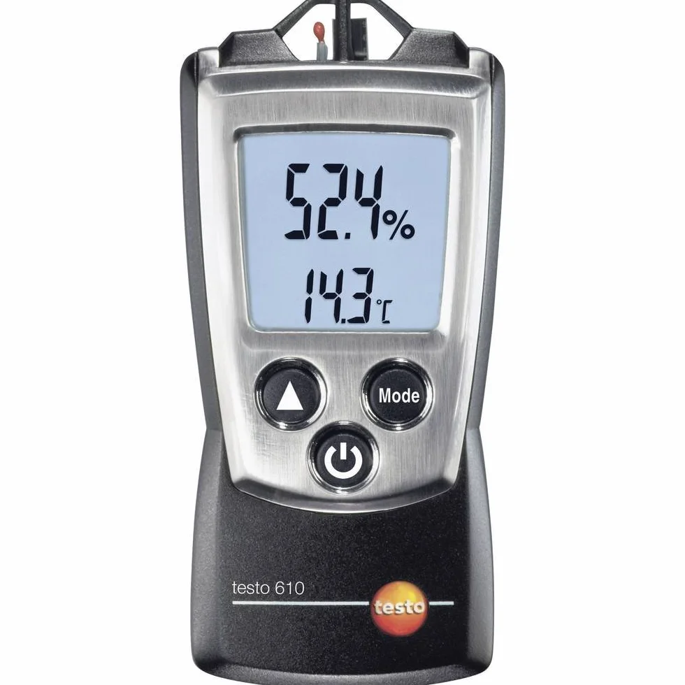 Testo 0560 0610 610 Misuratore tascabile temperatura e umidità con cappuccio protezione e batterie