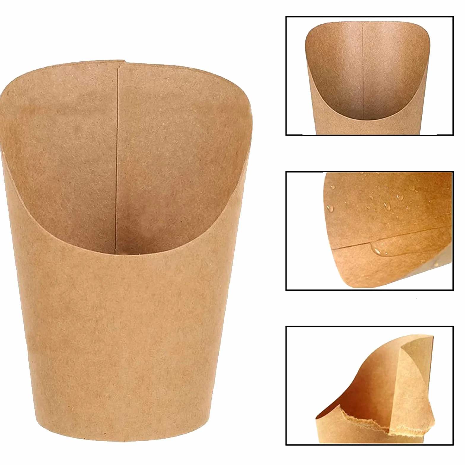 50 sacchetti per cialde con bolle, snack, patatine fritte, pepite di pollo (12oz)