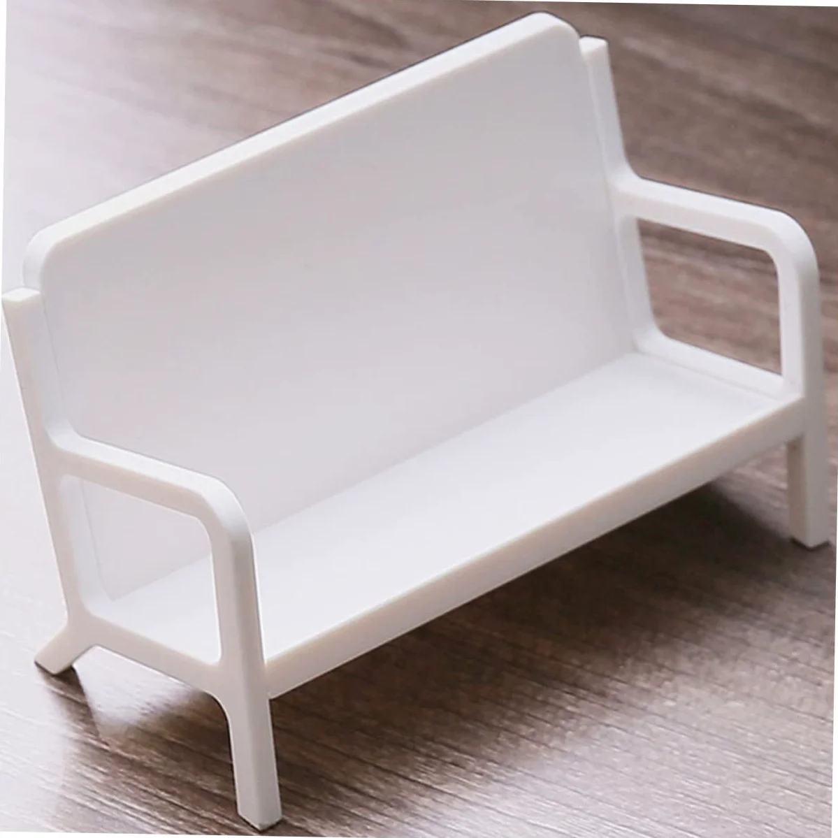 HOMSFOU 3 Set Porta Biglietti Da Visita Titolari Display Organizzatore Saluto In Piedi Titolare Della Carta Dell'ufficio Porta Carte Da Esposizione Abs Bianca 2 Pezzi * 3
