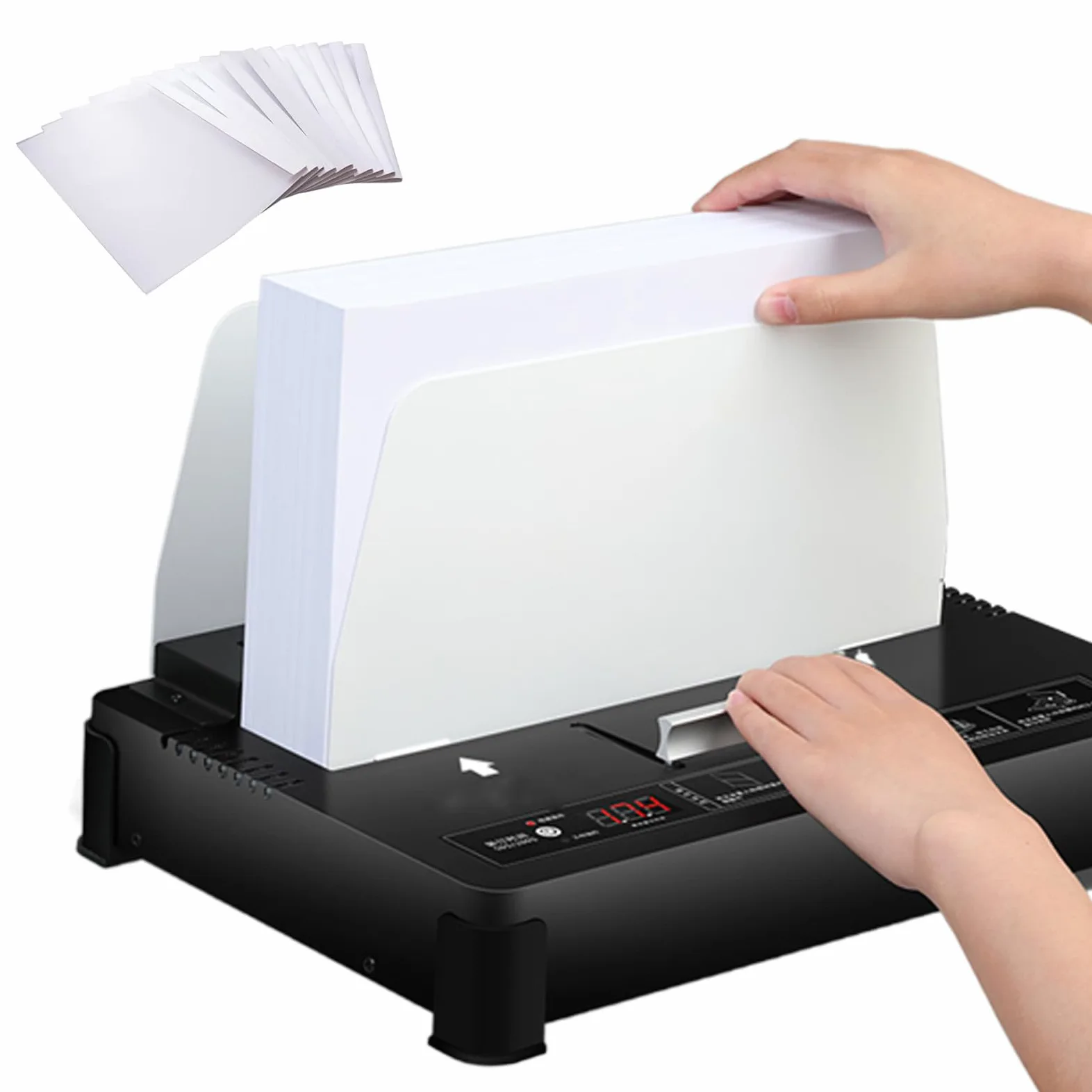 550 fogli per rilegatura a caldo, formato A4/A5/lettera, con 50 copertine, spessore rilegatura 55 mm, per documenti aziendali, casa e ufficio