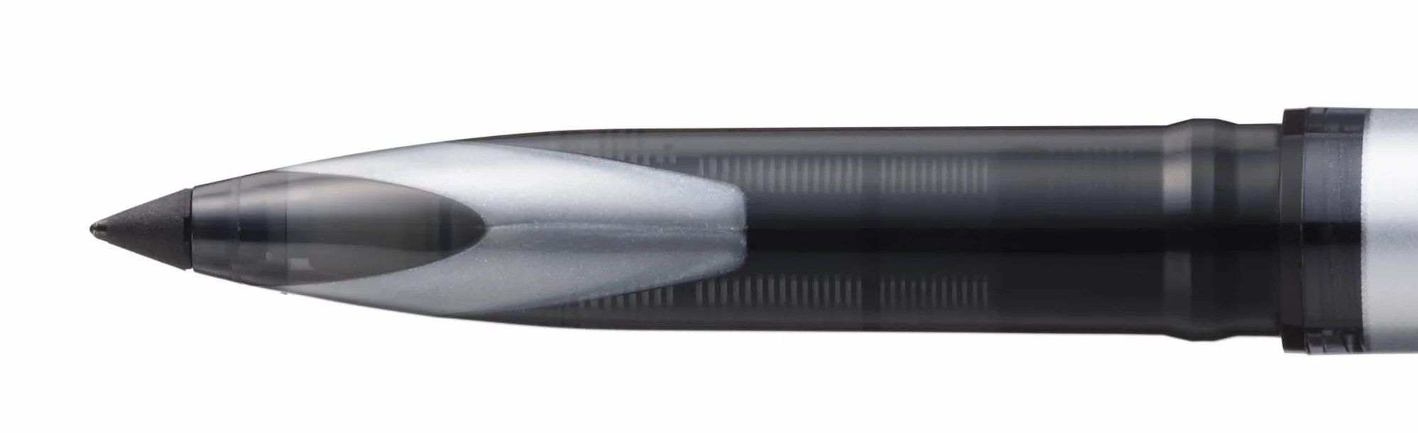 Uni-ball UBA-188-L Air Penna Rollerball, inchiostro nero Super Ink, a prova di manomissione, confezione da 5 pezzi