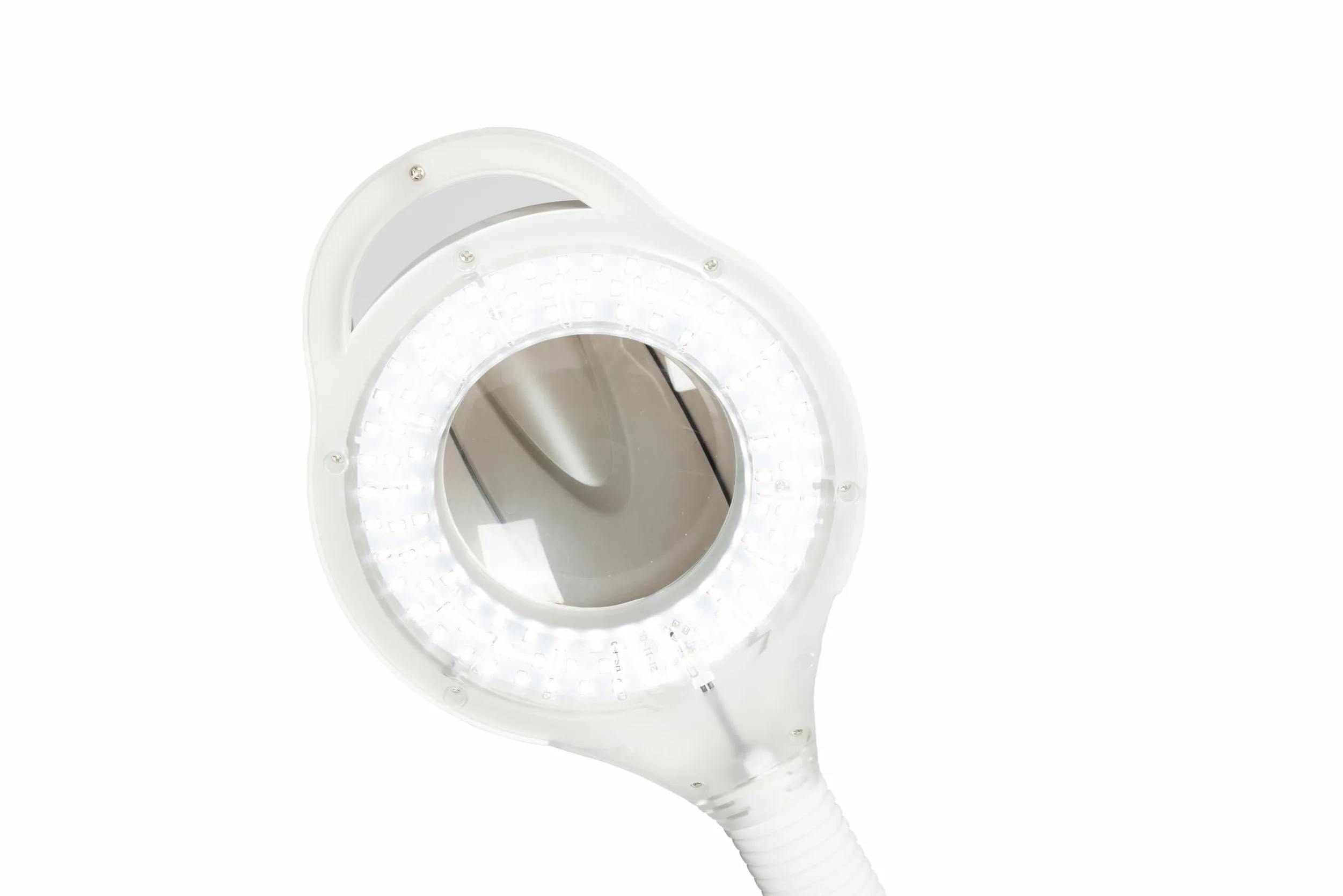 GOVITA - Lampada LED Con Lente D'ingrandimento 8 diottrie, Lampada da Scrivania con Pinza, Lente in Vetro da 105cm, Braccio Girevole