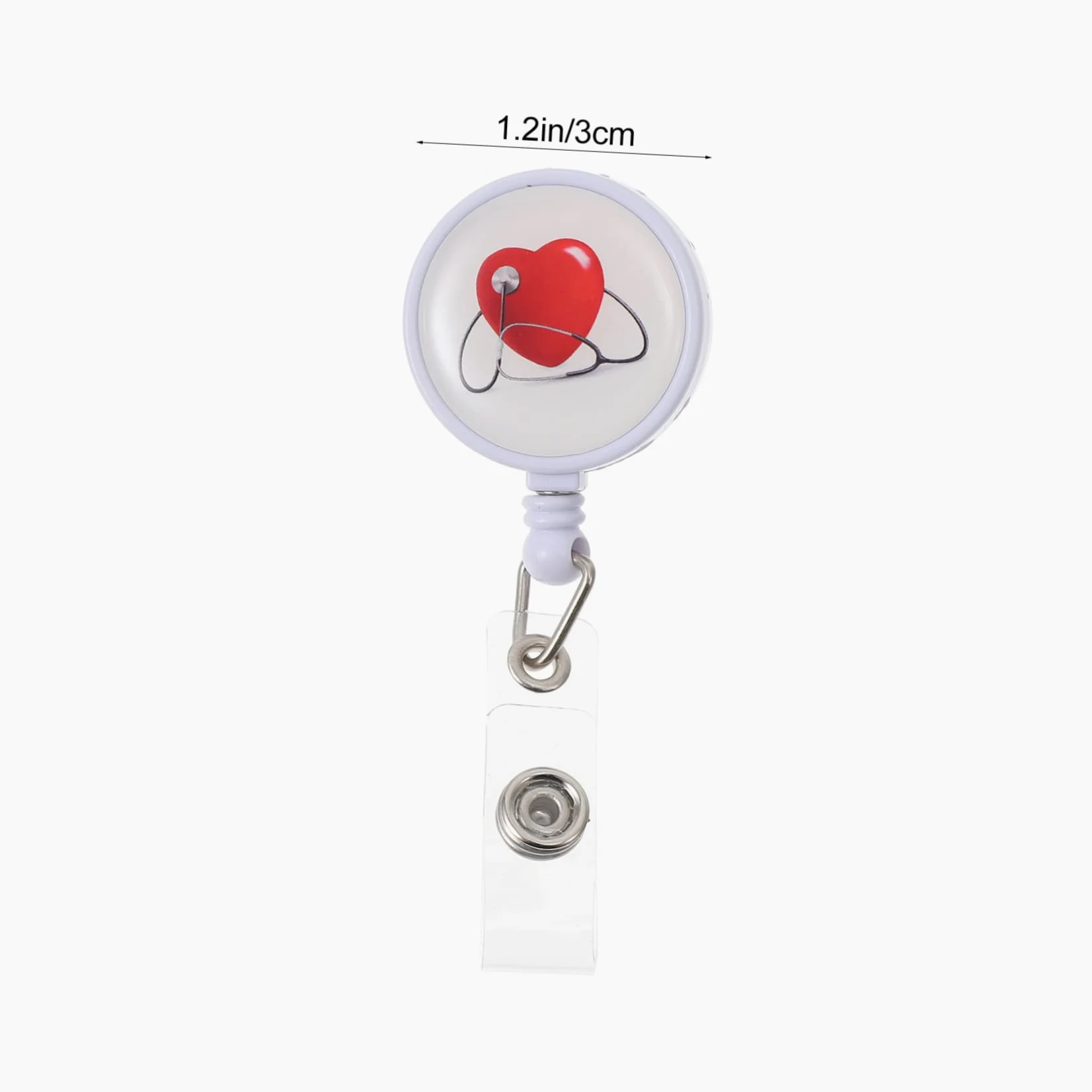 STOBOK 10pezzi Portabadge Retrattile Con Clip Elegante Per Id Facile Da Usare Per Lavoro Scuola Eventi e Fiere Design e Compatto