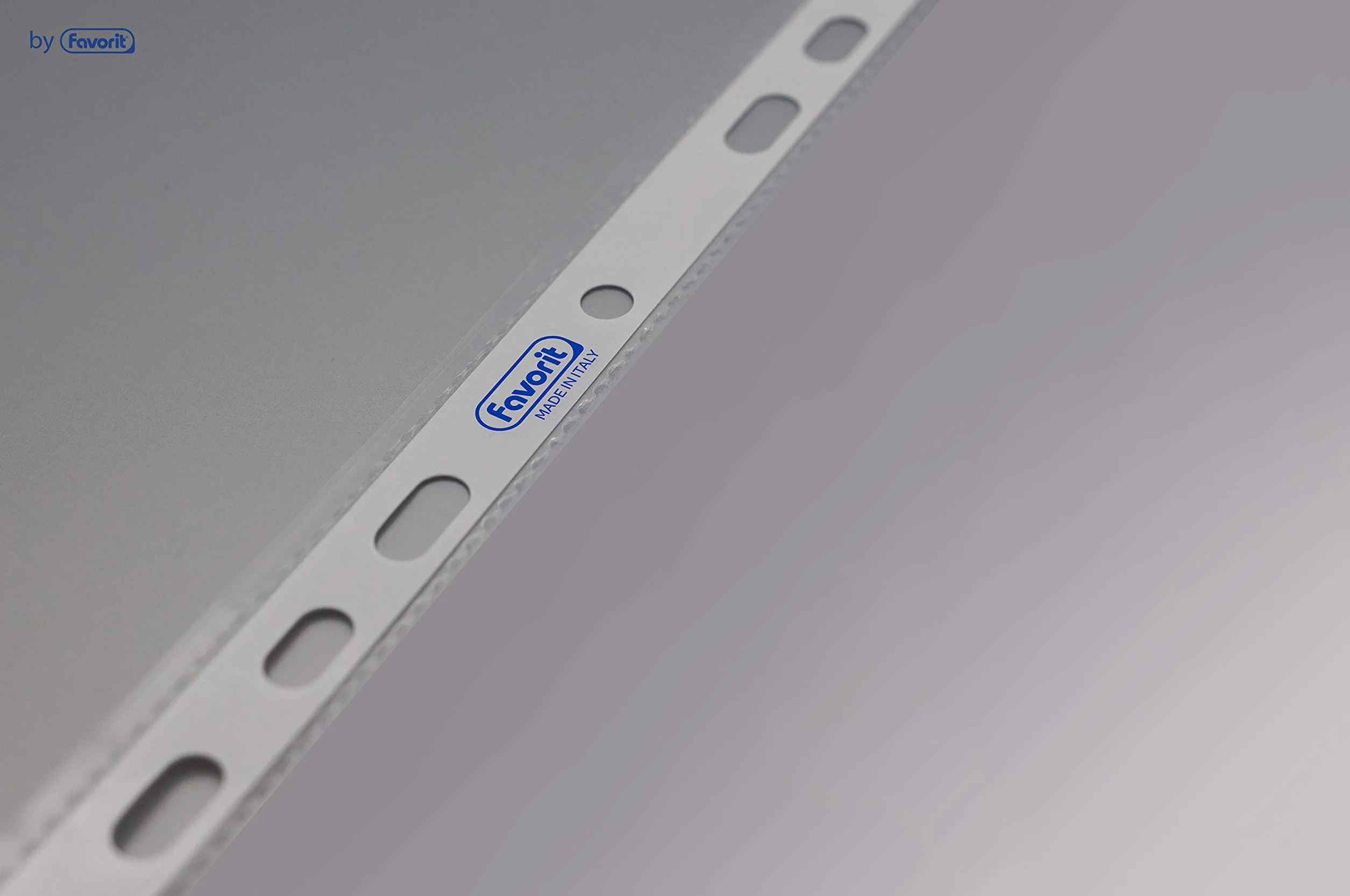 Favorit Buste Perforate Lucide 22 x 30 cm 100 Pezzi Trasparenti