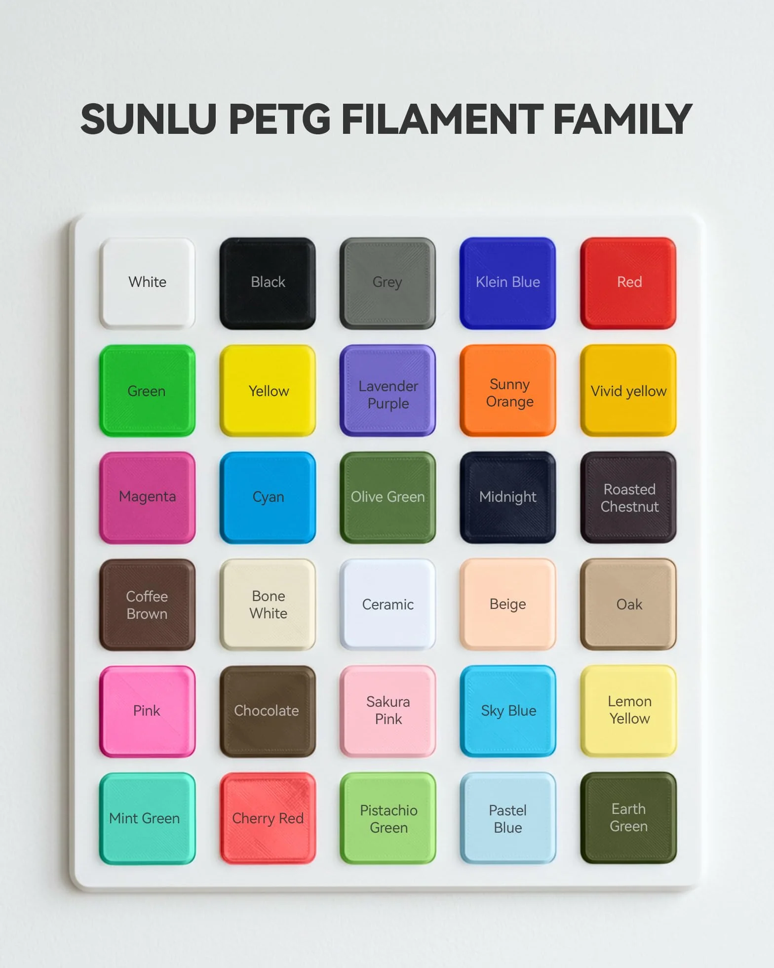 SUNLU Filamento PETG 1,75 mm per Stampante 3D, Alta Resistenza, Flessibilità