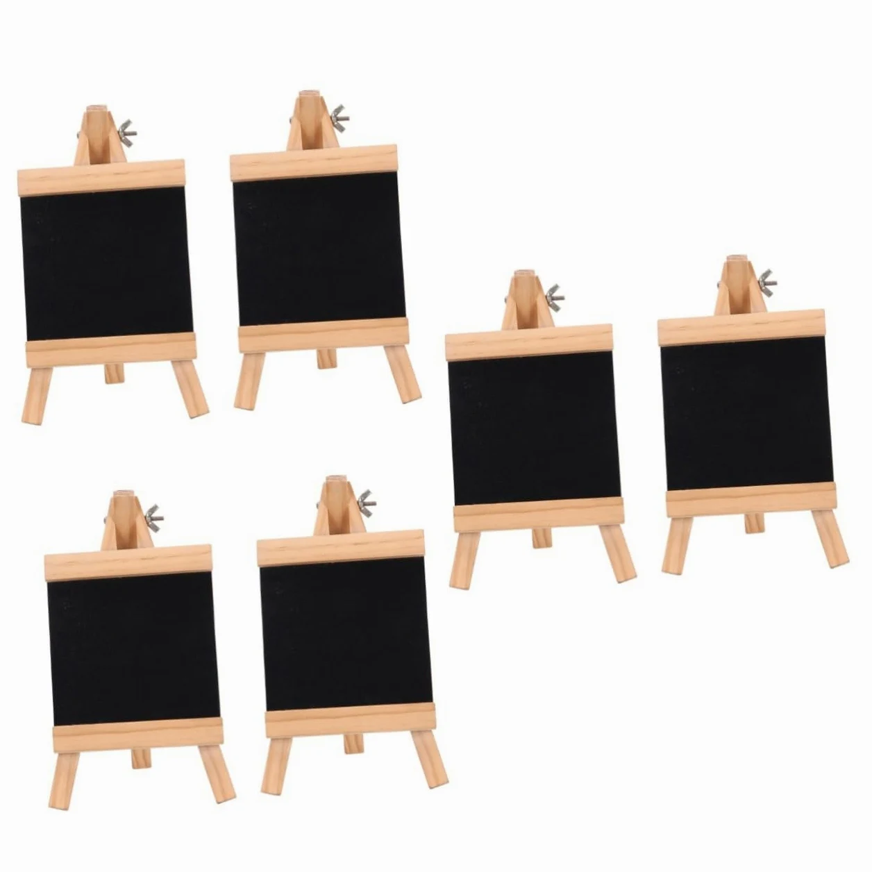 Operitacx 6pezzi Lavagna Decorativa Da Tavolo Lavagna Verticale Per Messaggi e Segnaletica Per Eventi Per Matrimoni Feste e Ristoranti Accessorio Multifunzionale Per Casa e Ufficio