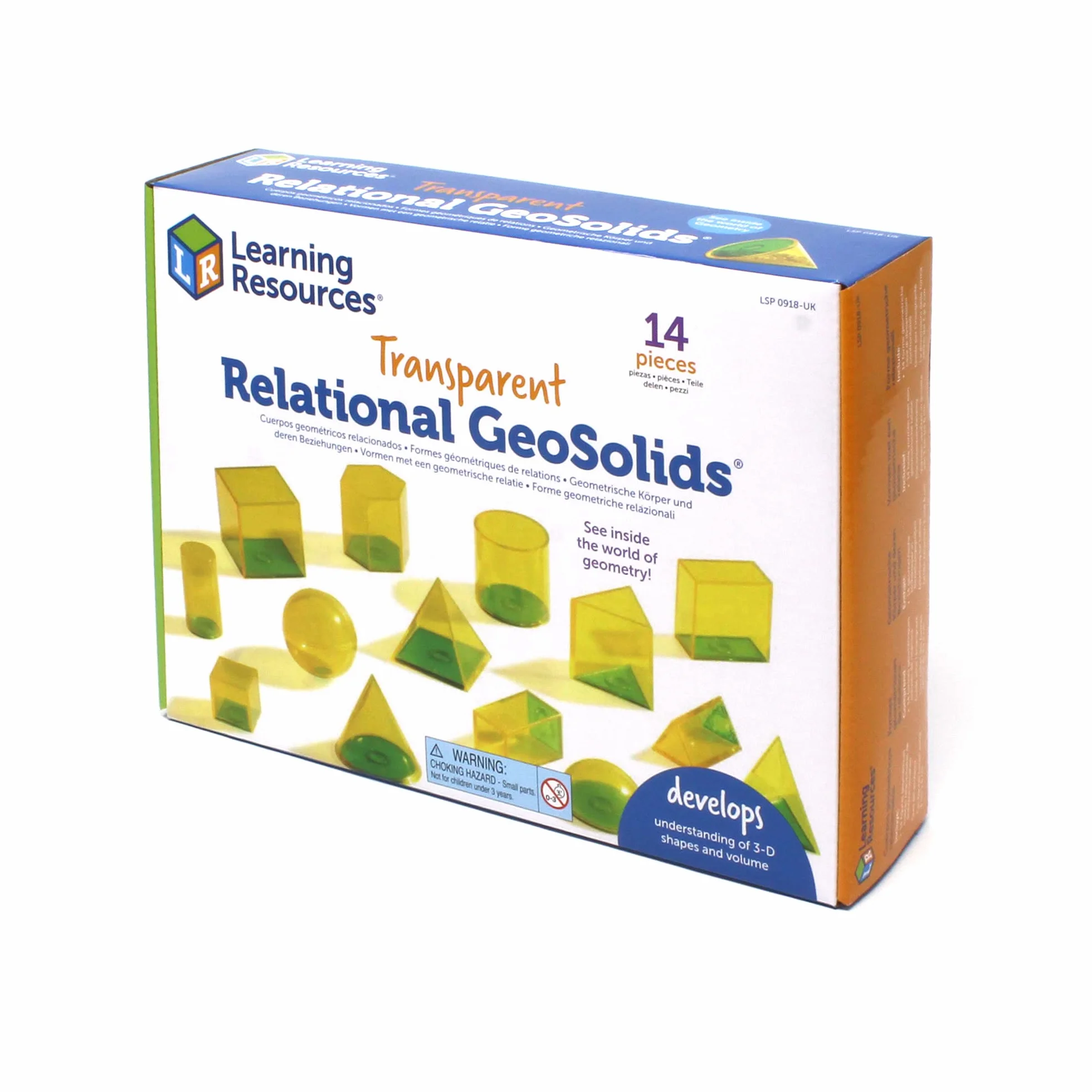 Learning Resources GeoSolids Forme 3D Matematica Volumi Bambini 8+
