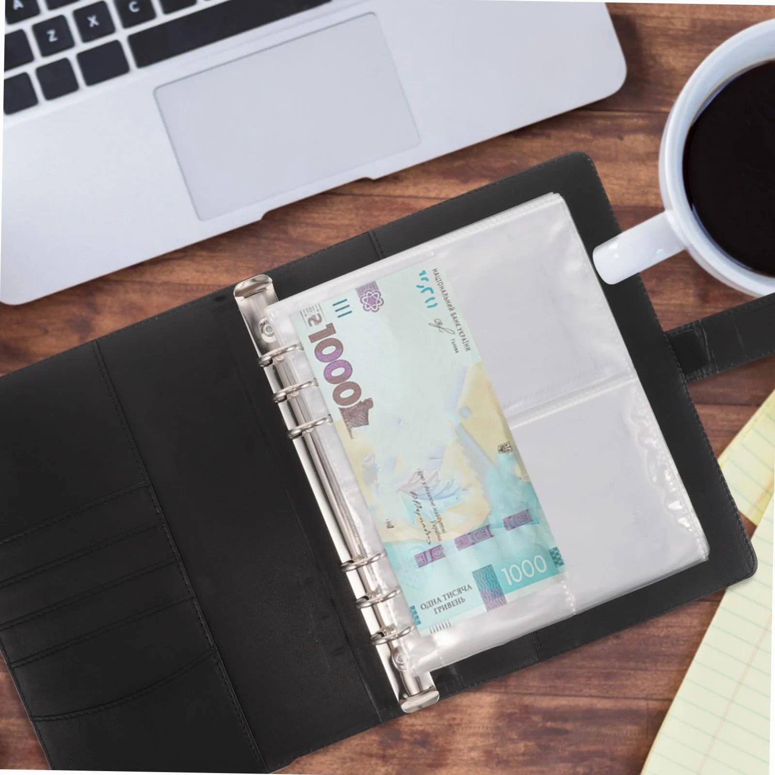 Angoily 4sets Raccoglitore Per Risparmiare Denaro Con Buste Per Contanti Pianificatore Budget Giorni Organizzatore Finanze