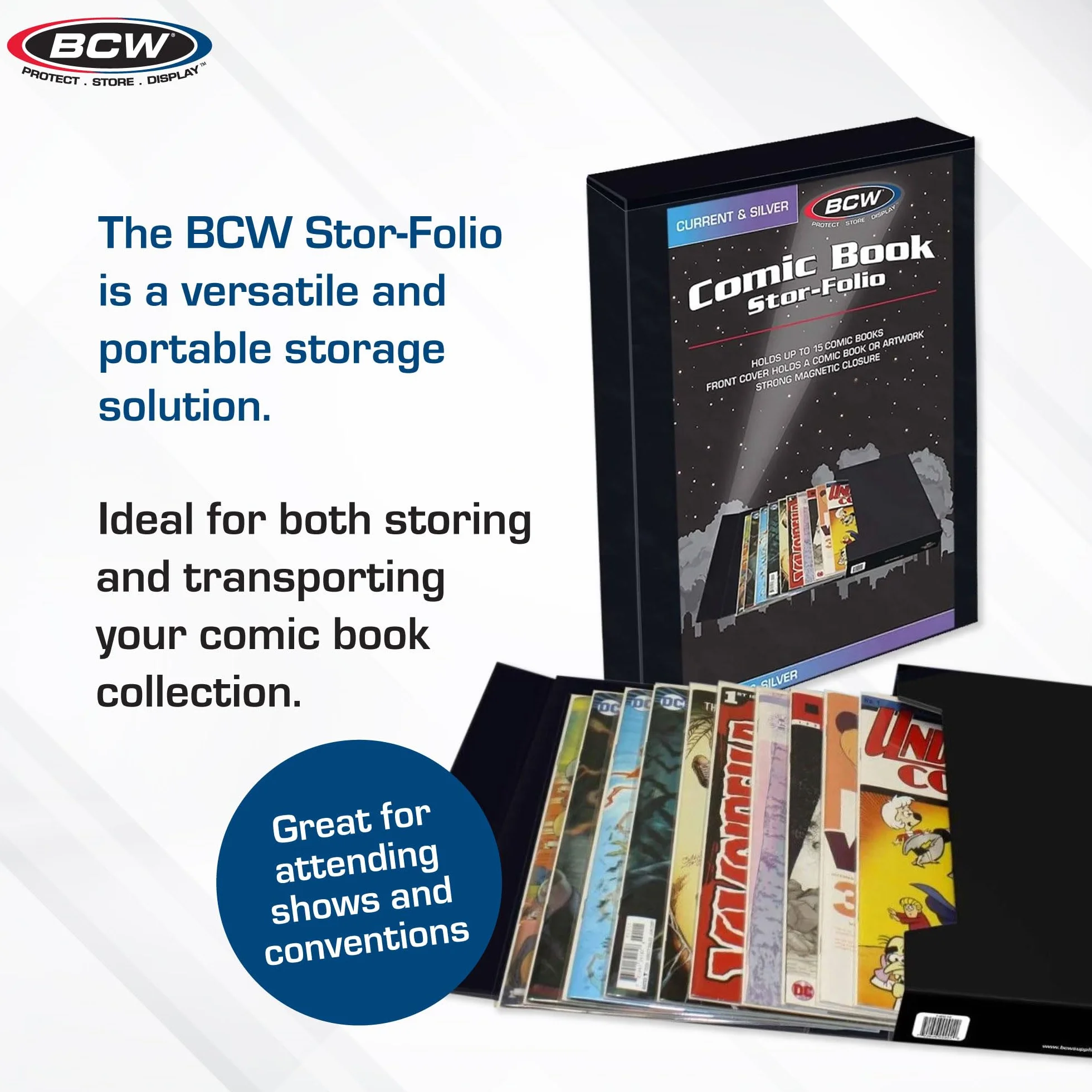 BCW Supplies Stor-Folio - fumetti da 1,5 cm (contiene 15-20 fumetti)