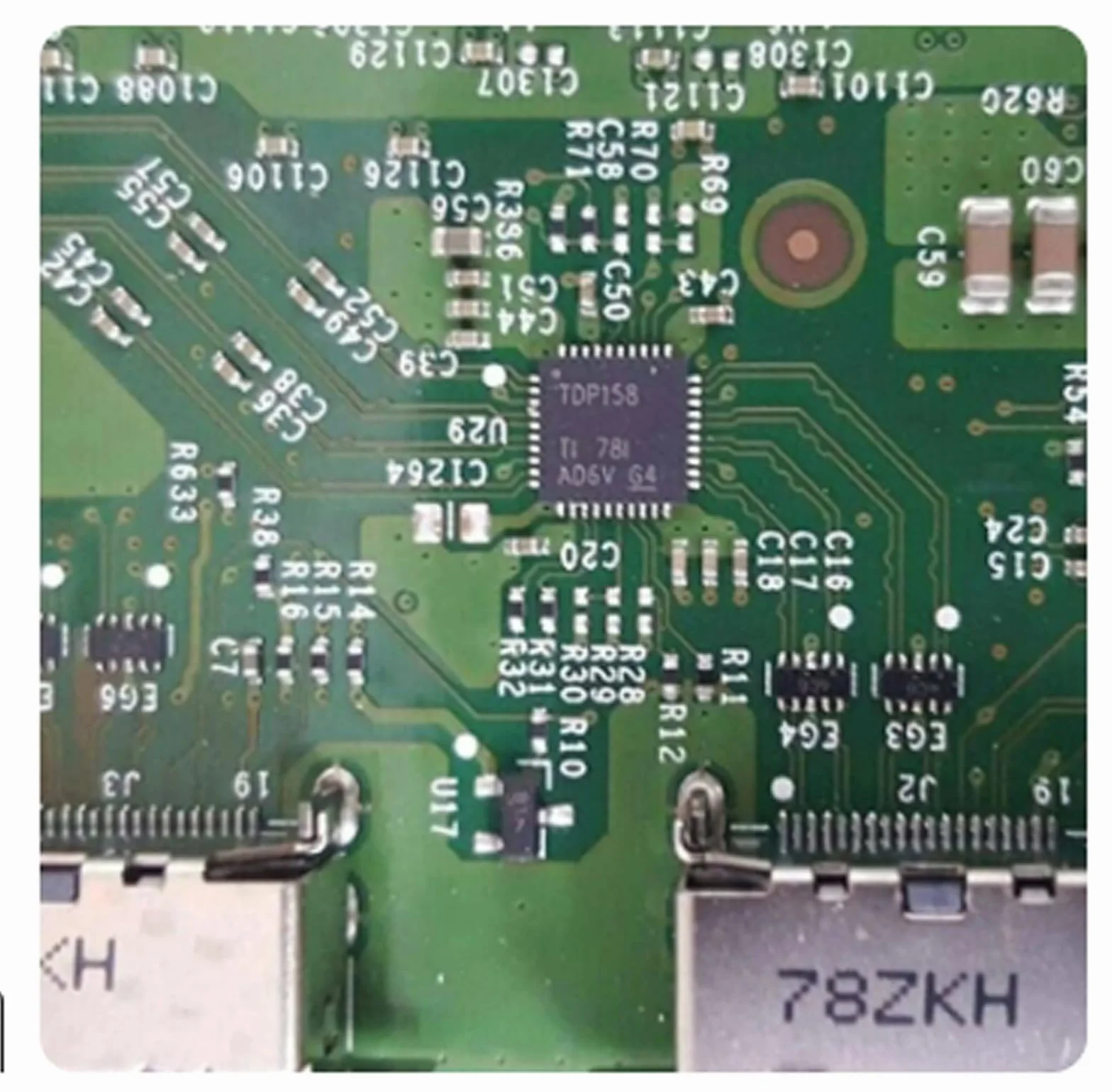 Chip di controllo HDMI IC TDP158 parti di ricambio per console Xbox One X