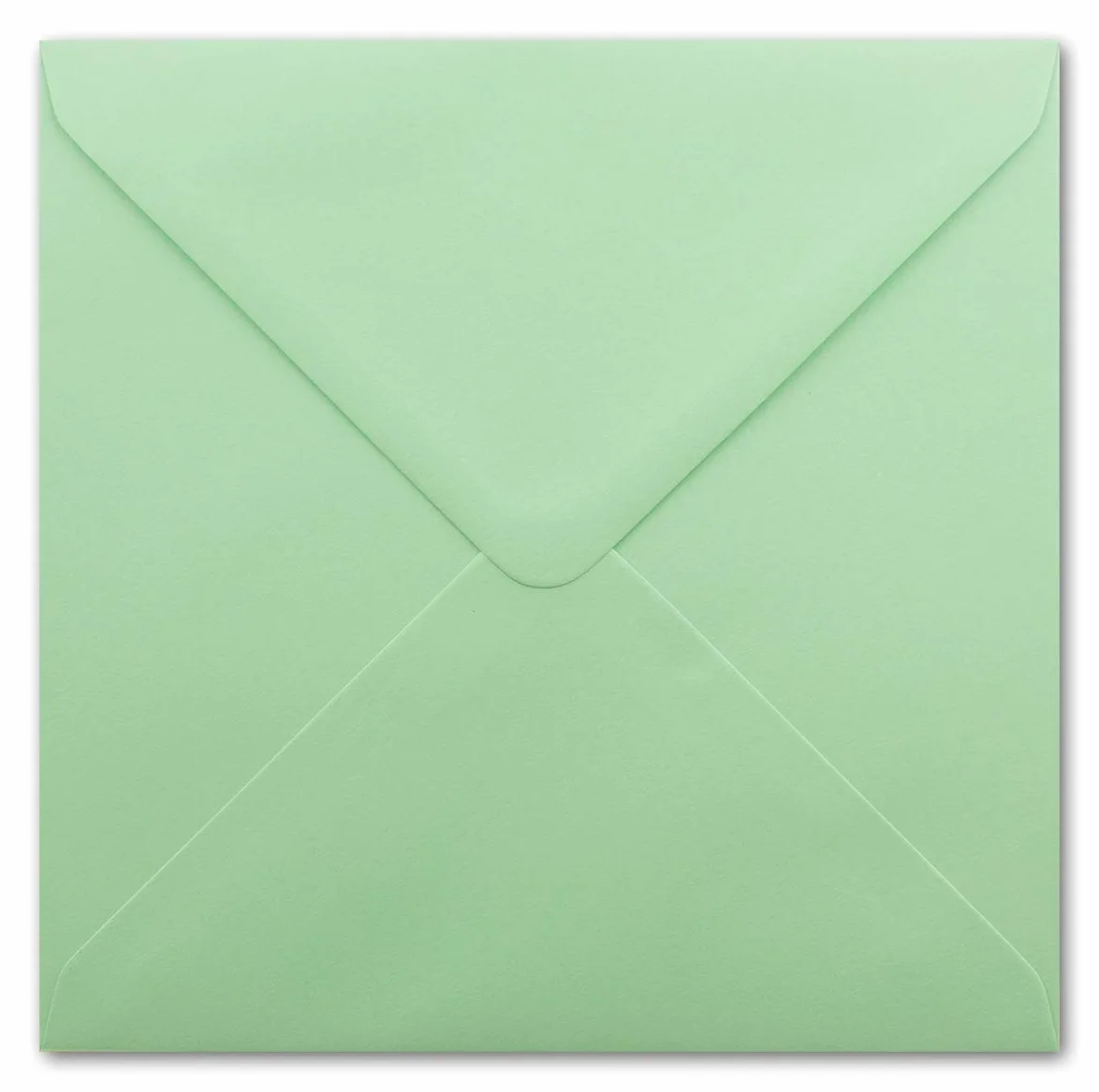 250 Buste quadrate per lettere verde menta - 15,5 x 15,5 cm - 100 g/m² chiusura con colla da inumidire con risvolto a punta - della serie Colours-4-you - Glüxx-Agent