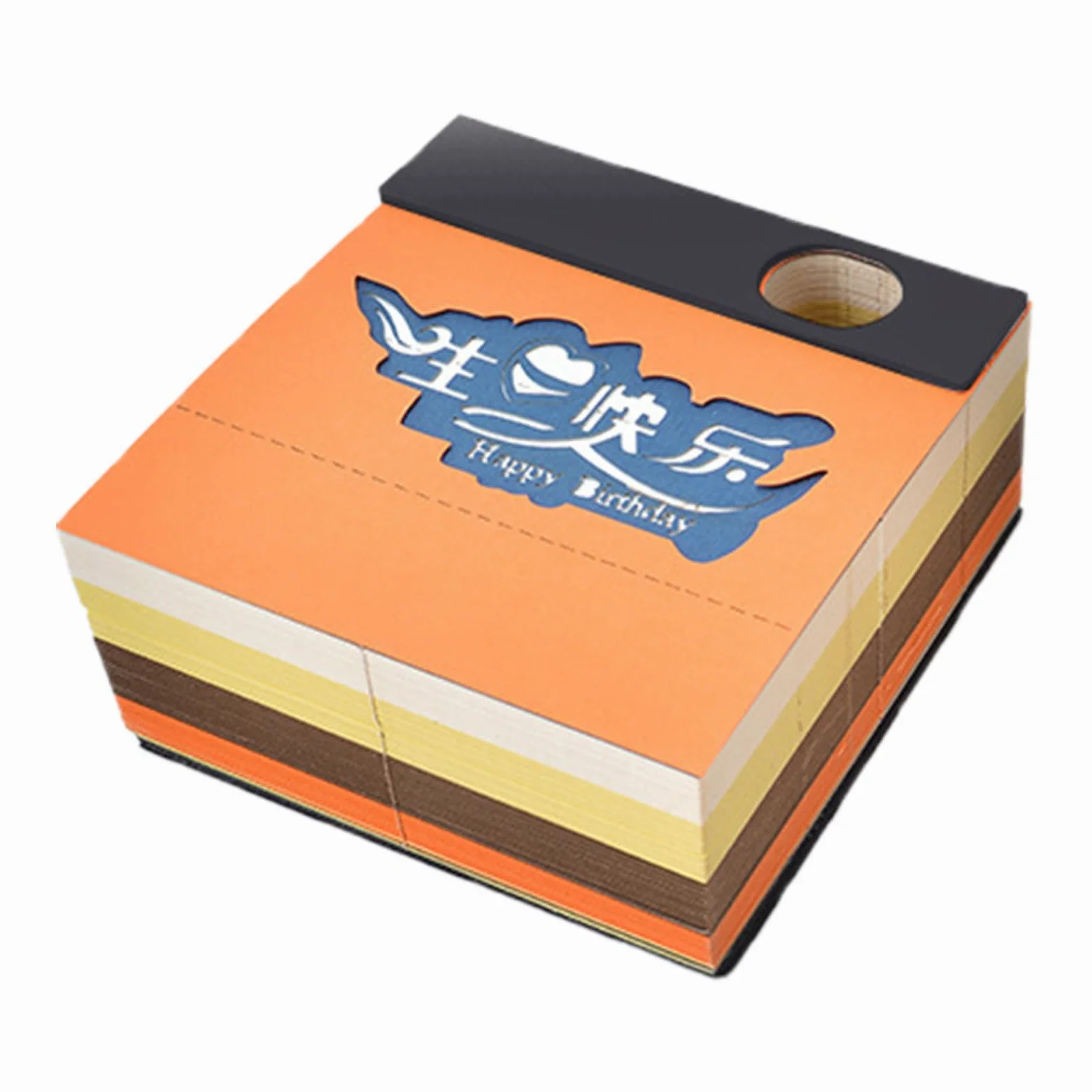 Blocco note 3D, adesivo con motivo vintage, per incisione, multiuso, vintage, per ufficio, Natale, Pasqua, scrivania