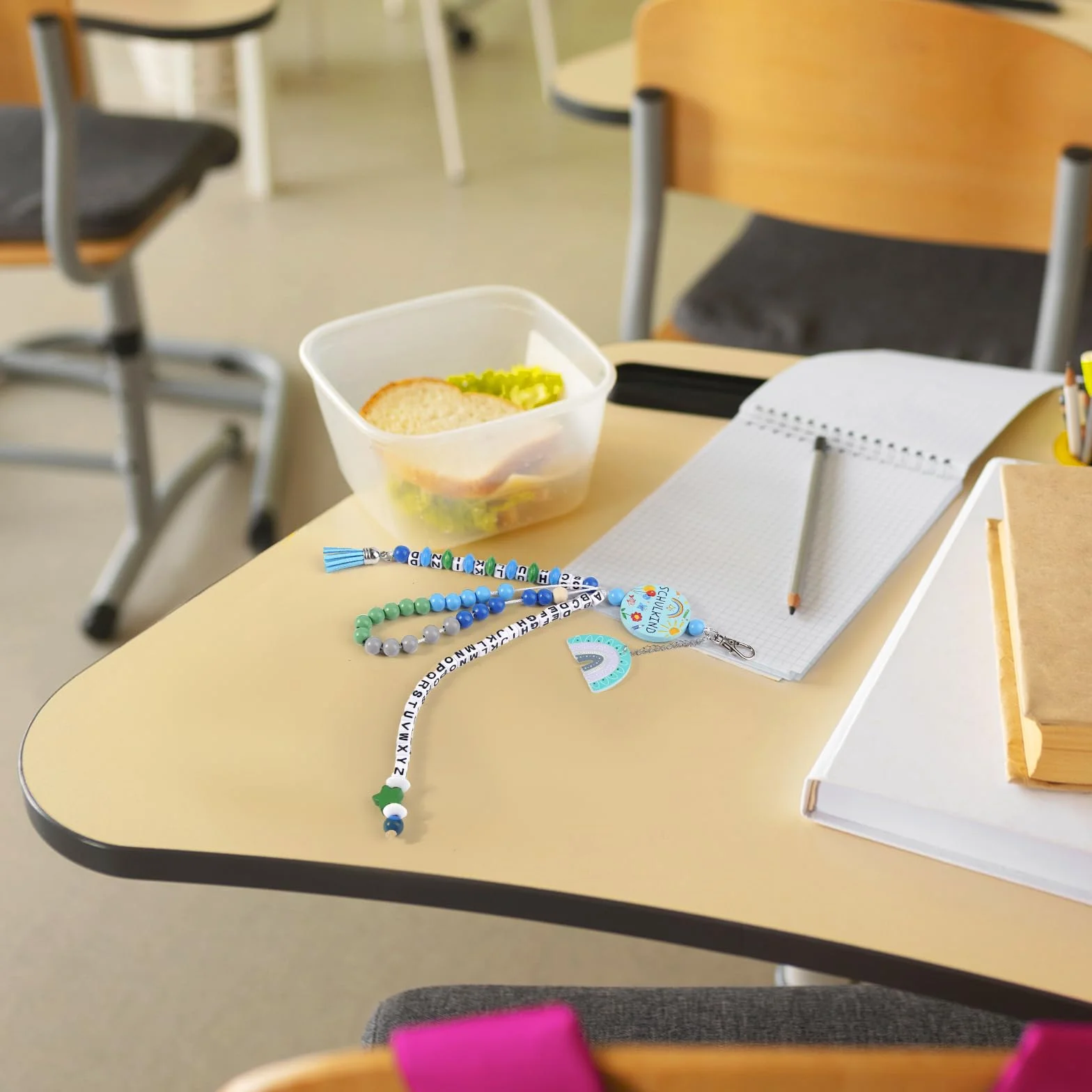 Collana Schulkind 2025 per ragazzi scuola elementare regalo inizio scuola con biglietto auguri