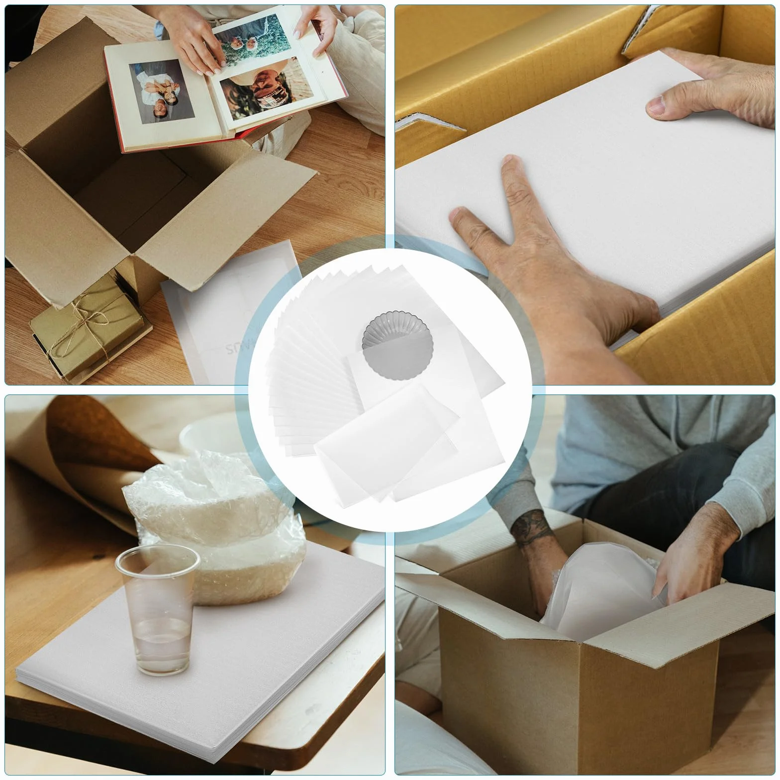Ciieeo 100 Pezzi Sacchetti in Schiuma Pe 30x40 Cm per Imballaggio e Spedizione, Sacchetti Imbottiti Resistenti a Urti e Umidità, Leggeri e Sigillati per Protezione Trasporto Multiplo