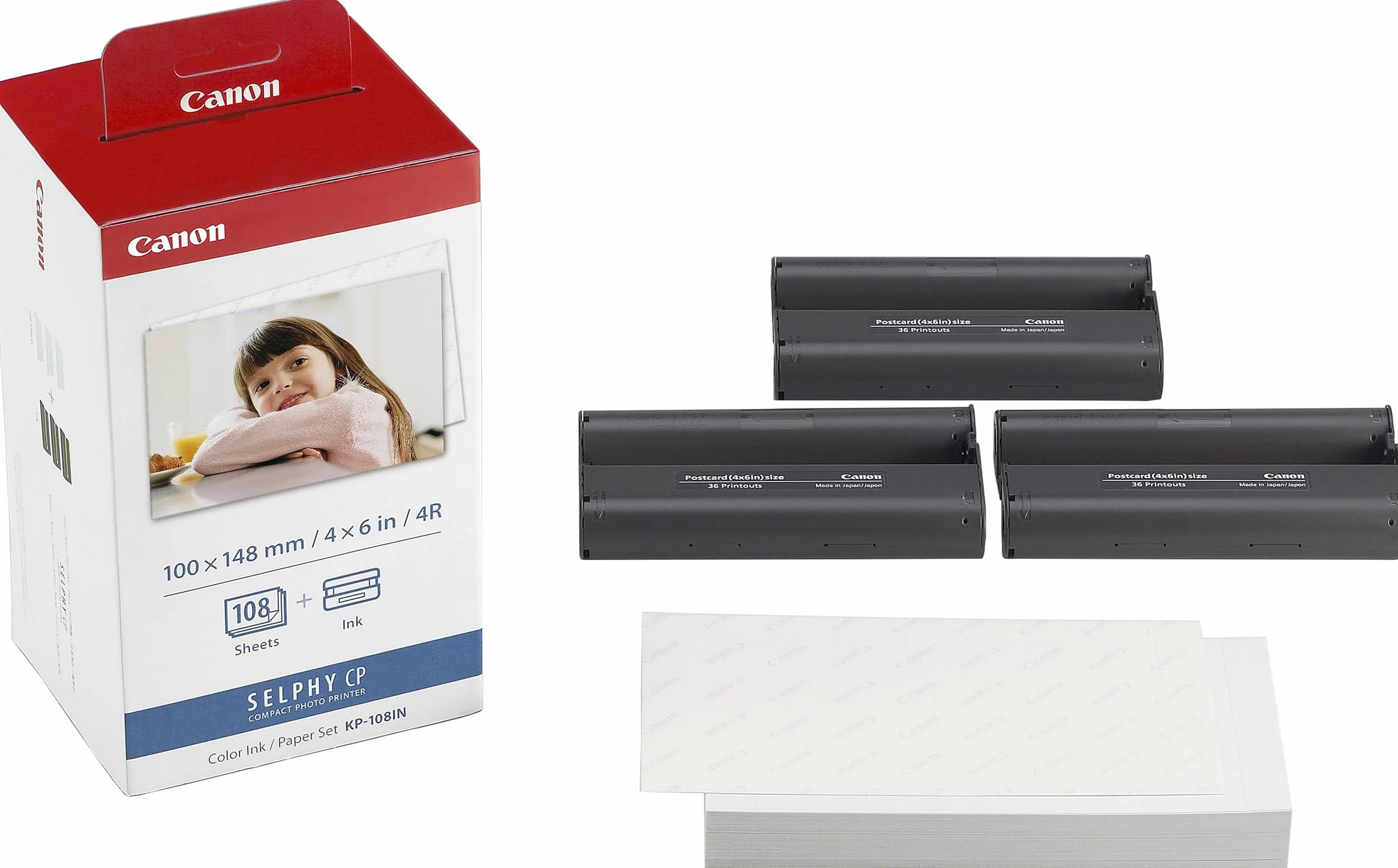 Canon KP-108IN 3115B001 Multi Pack Ink 3x36 Sheet