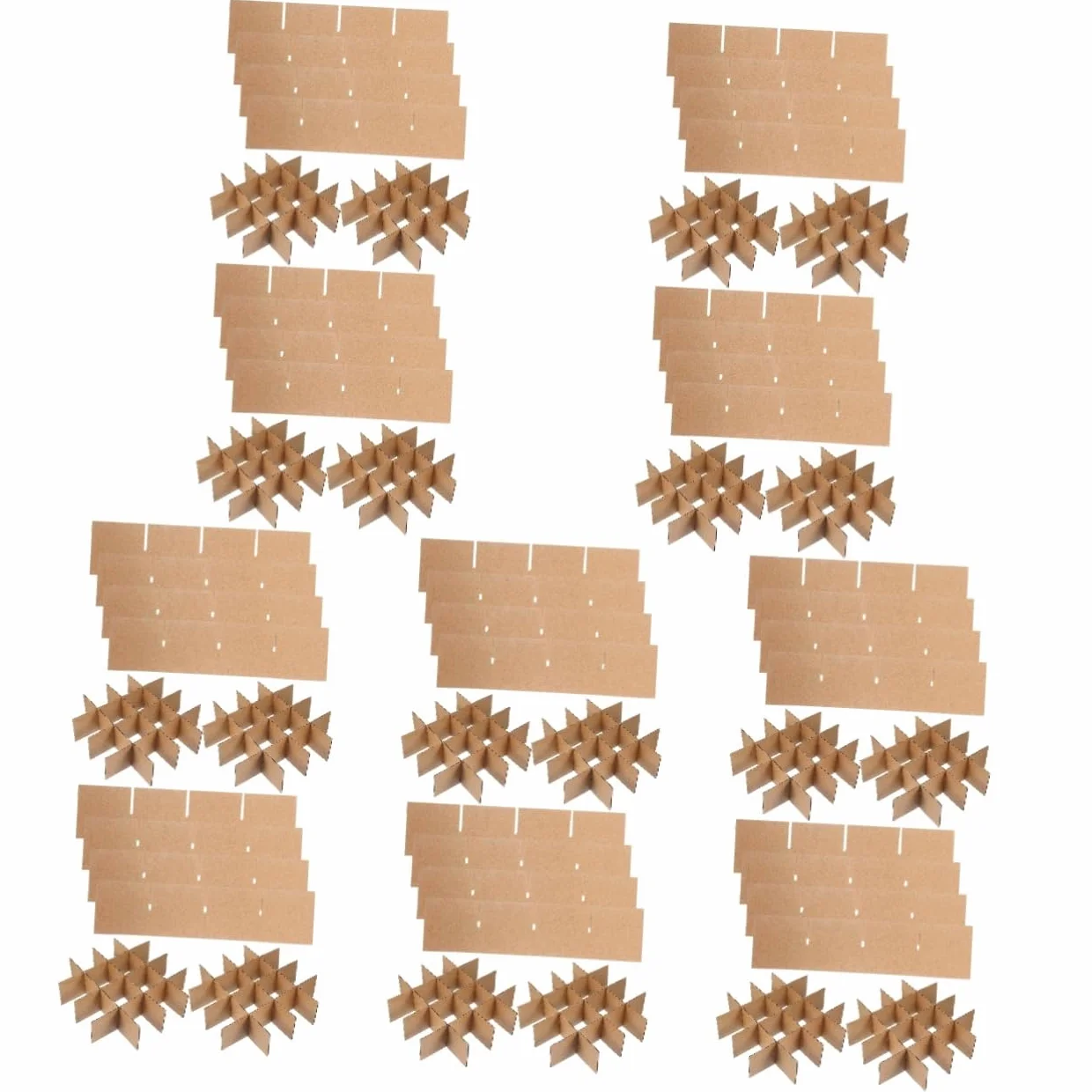 Mobestech 10sets Divisori Per Scatole Cartone Divisori Regolabili Per Traslochi Protezione e Piatti Sicuri e Resistenti Per Imballaggio e Spedizioni
