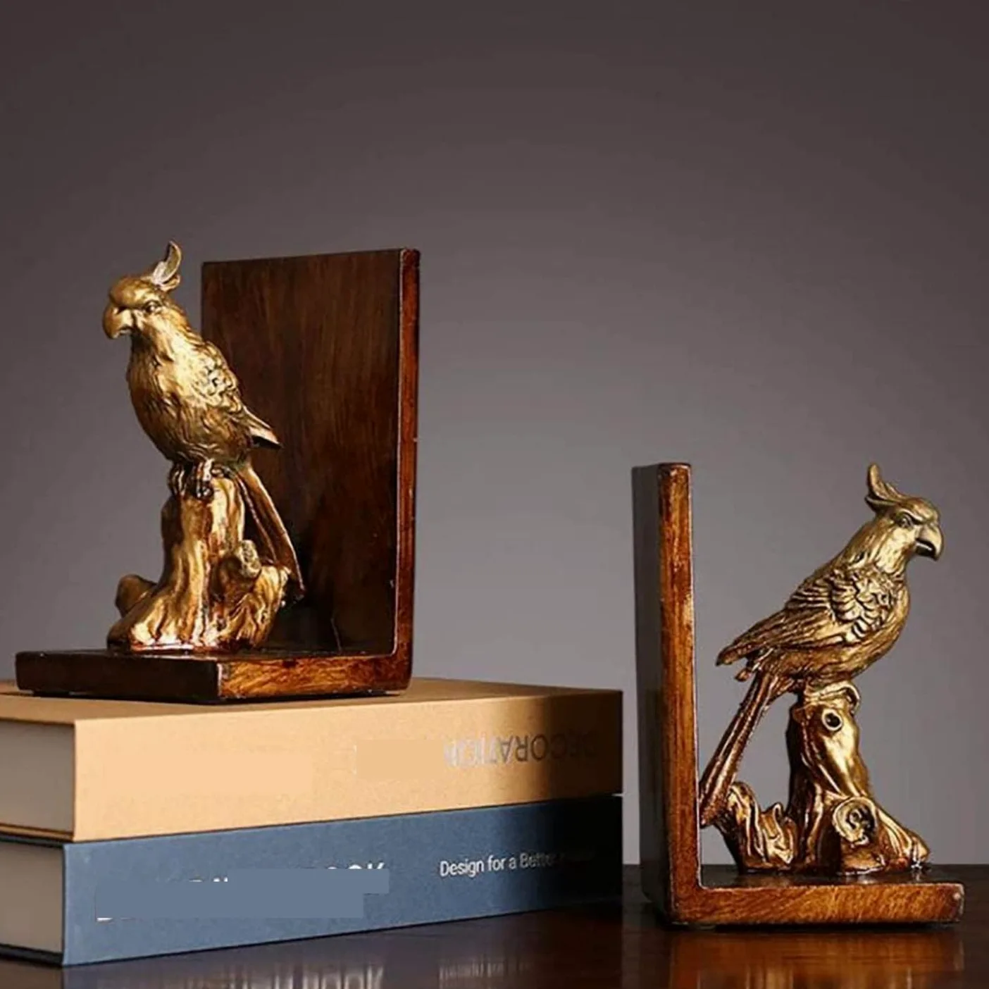 Reggi Libri, Fermalibri Fermalibri In Resina Per Pappagallo Per Scaffali Per Libri Resistenti Antiscivolo Per Ufficio Casa Scrivania