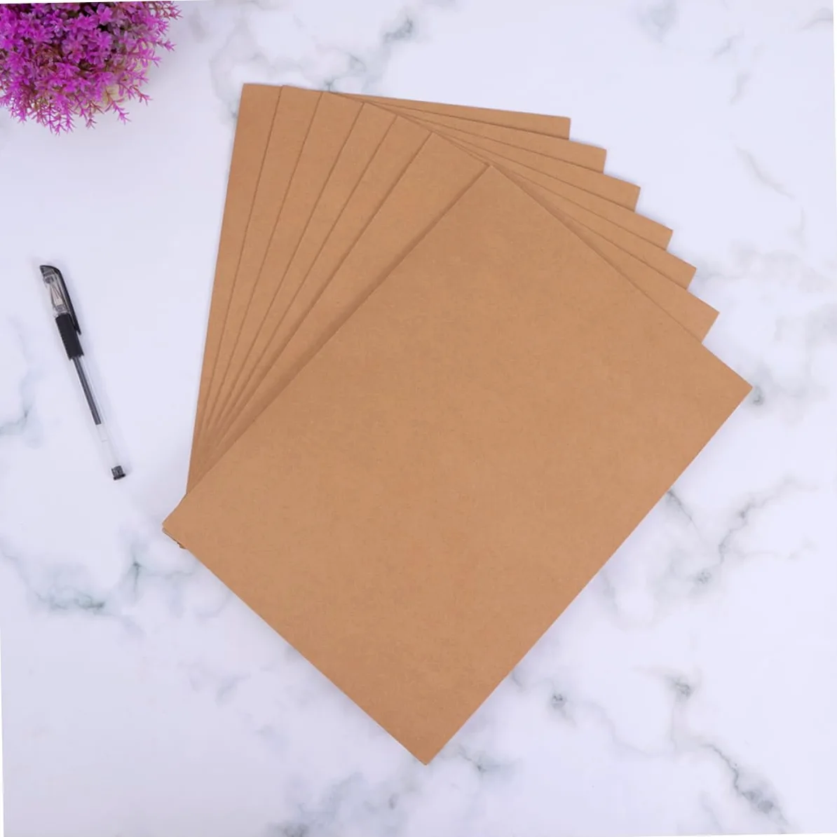 Ciieeo 10pezzi Cartellina Porta Documenti in Carta Kraft Cartelle Portadocumenti Multiple Custodia Per Documenti Pratica e Resistente Per Casa Ufficio e Scuola